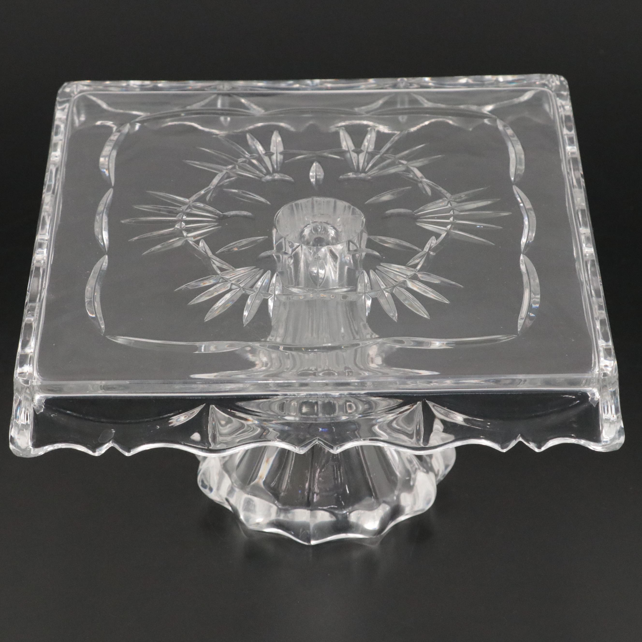 Shannon Crystal by Godinger "Freedom" Cake Stands