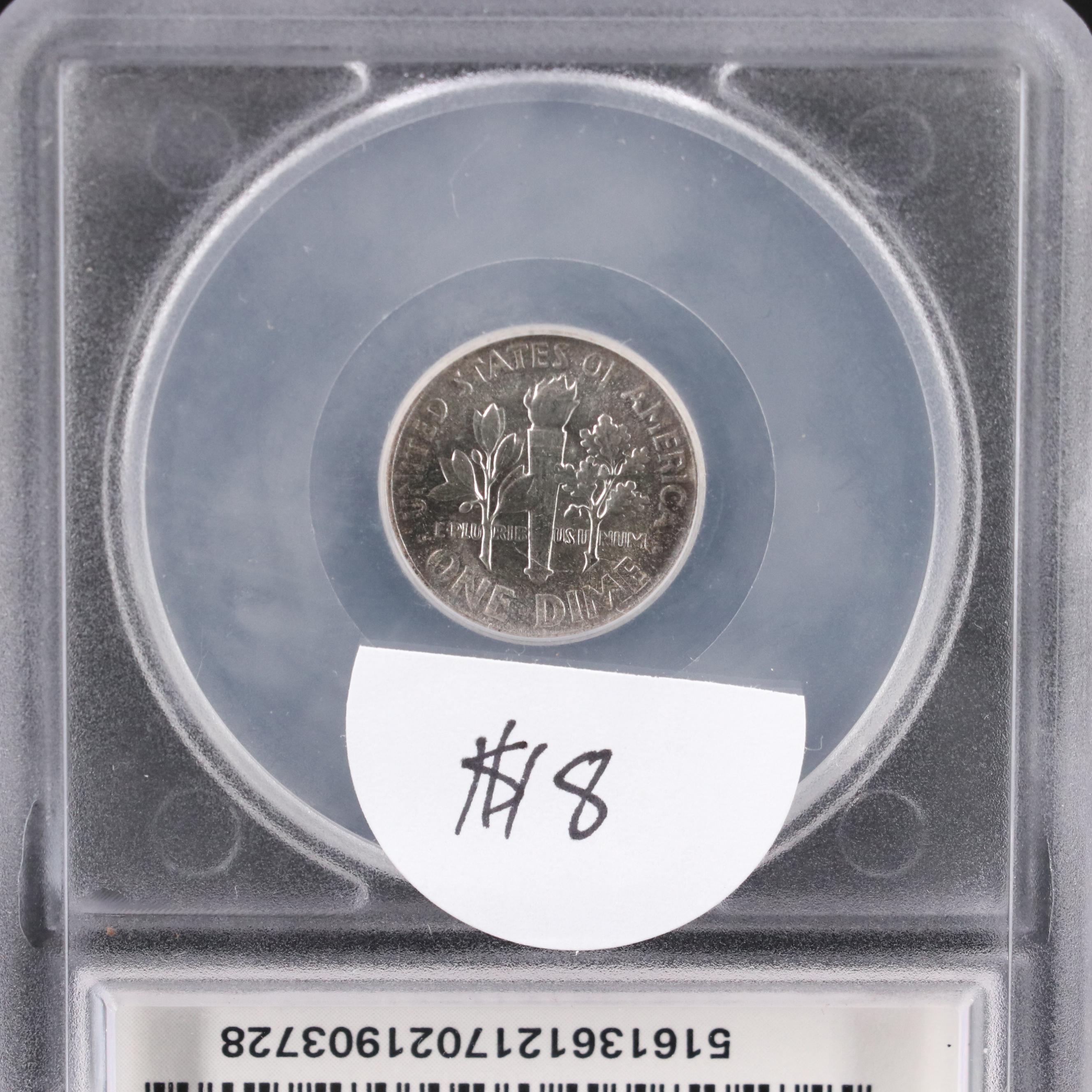 Seven Uncirculated Roosevelt Silver Dimes