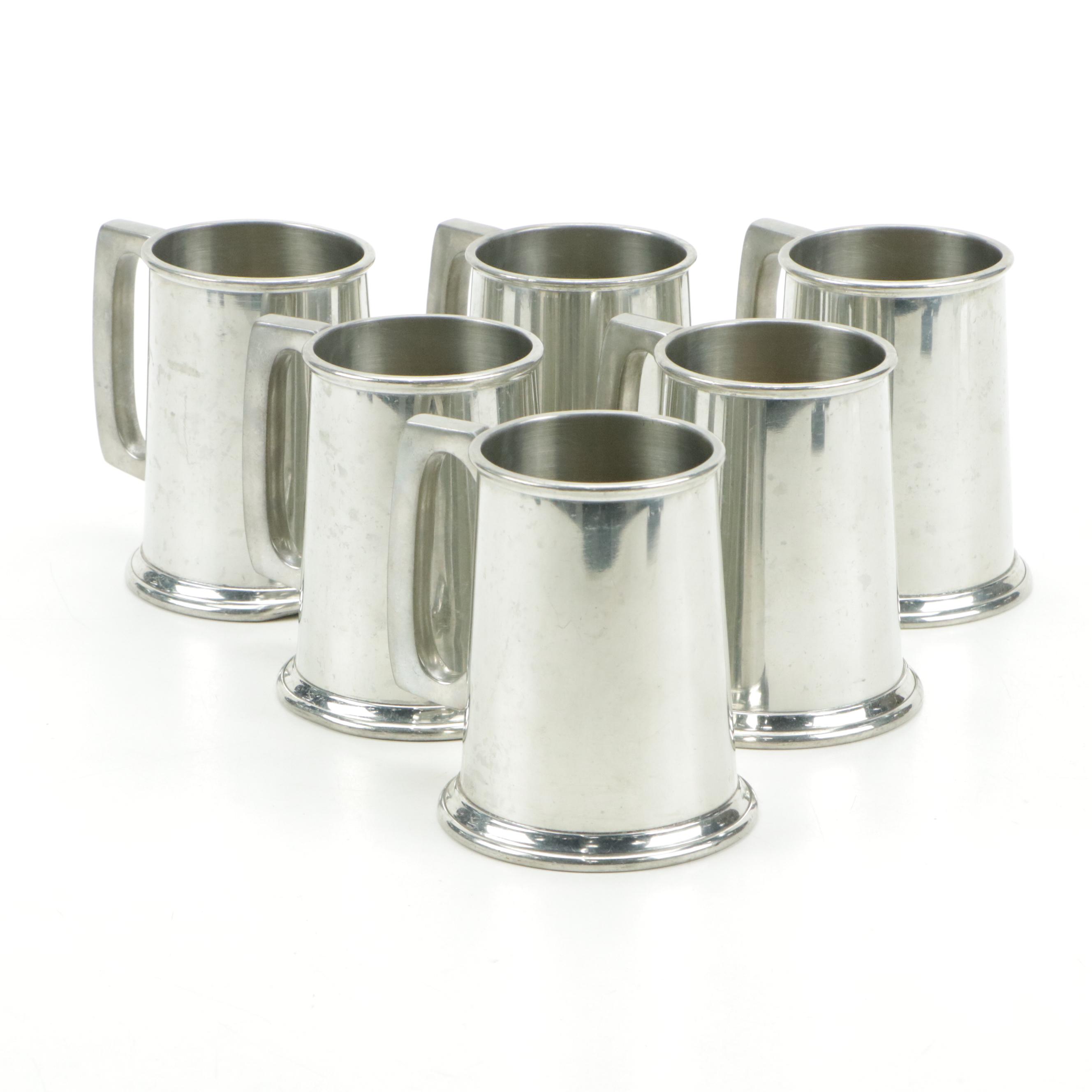 Sheffield Pewter Tankards, Mid to Late 20th Century