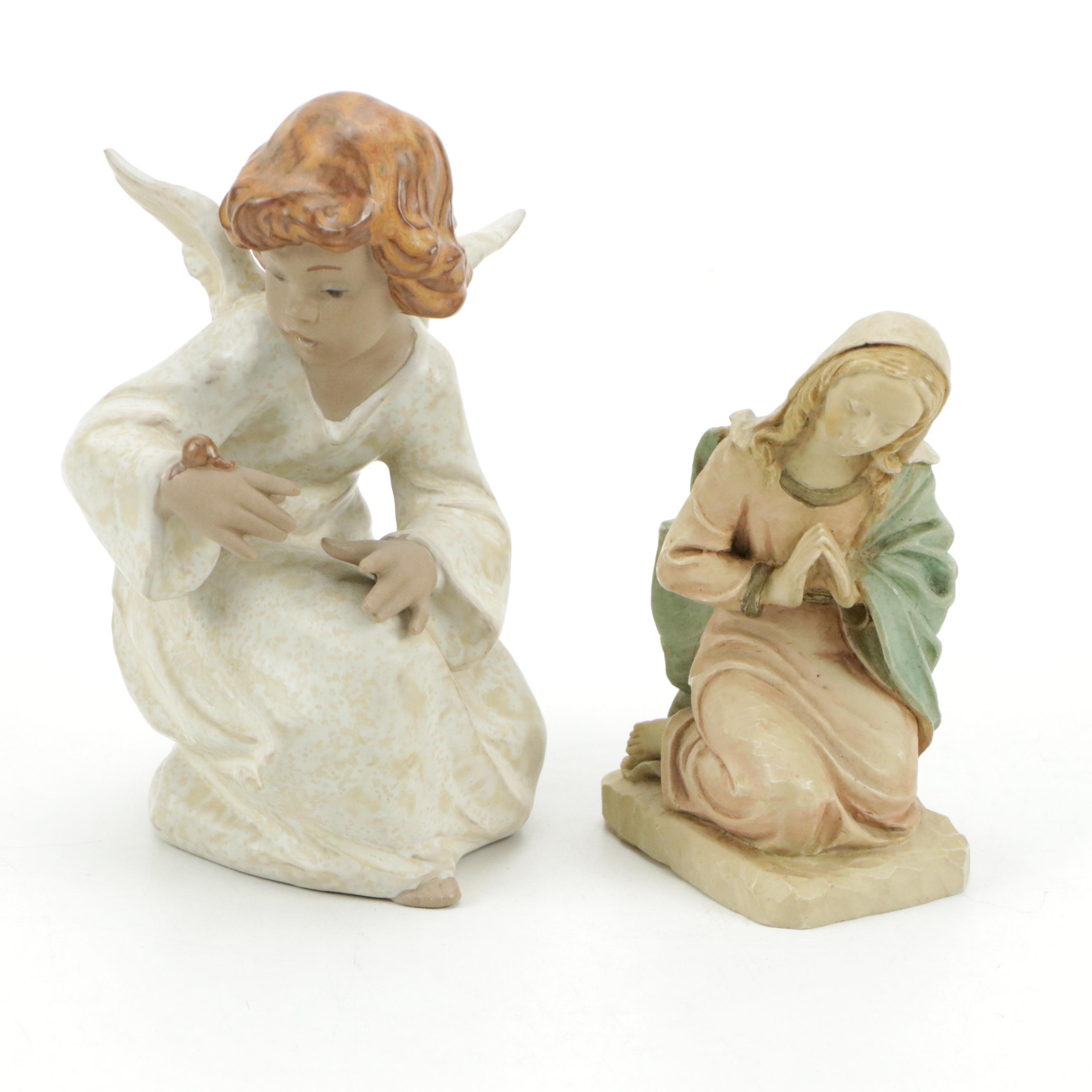 Goebel "Flower Madonna" Hummel Figurine and Other Porcelain Figurines