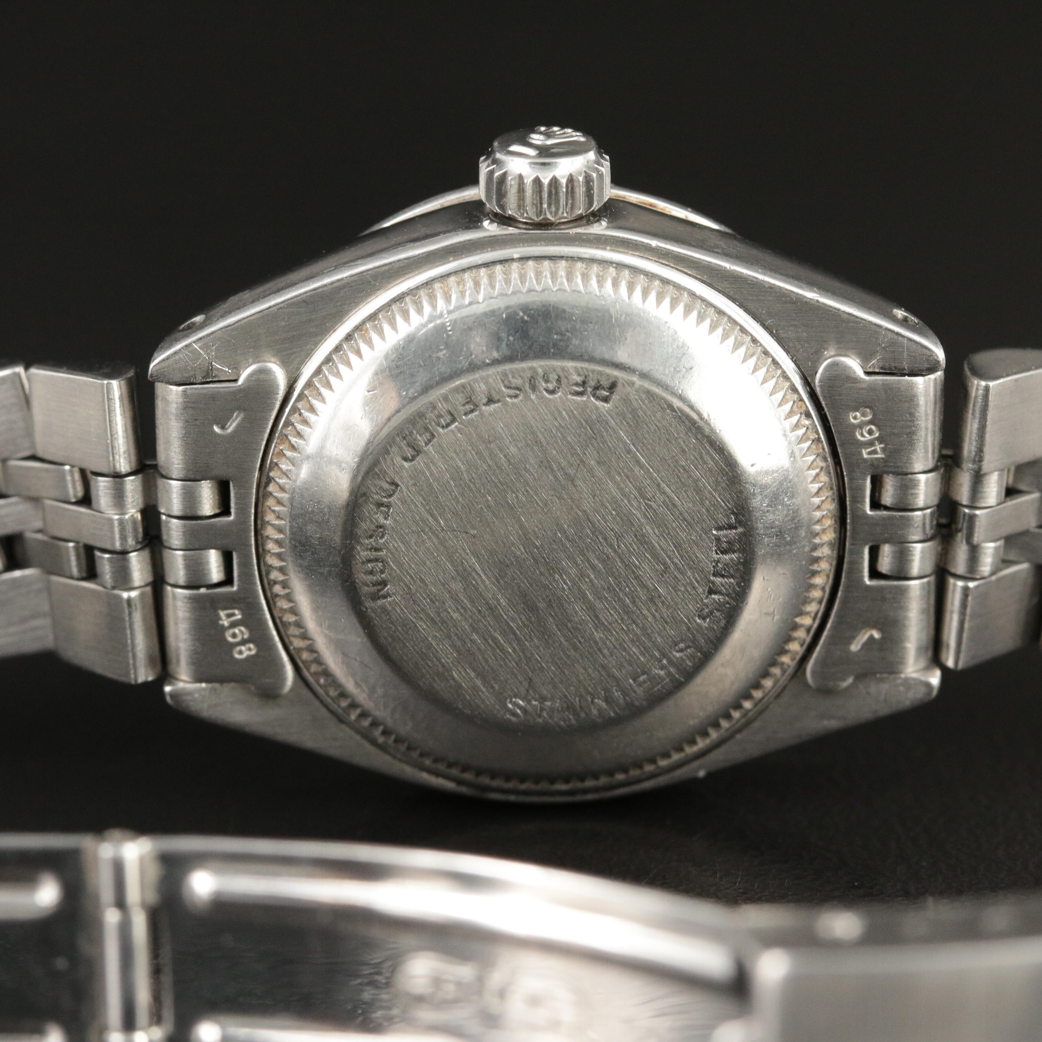 1982 Rolex Custom Diamond, Mother-of-Pearl Dial and Bezel Watch
