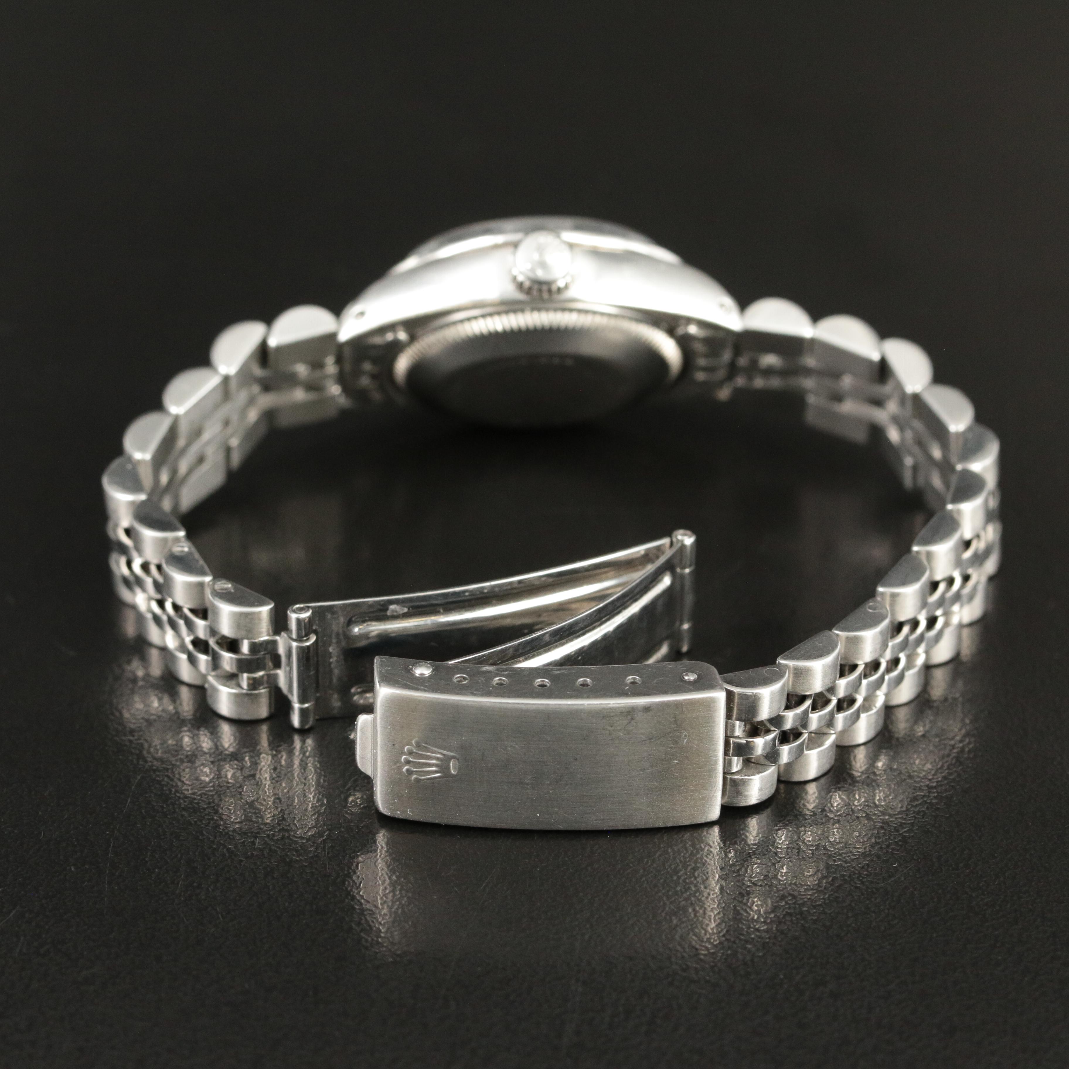 1982 Rolex Custom Diamond, Mother-of-Pearl Dial and Bezel Watch