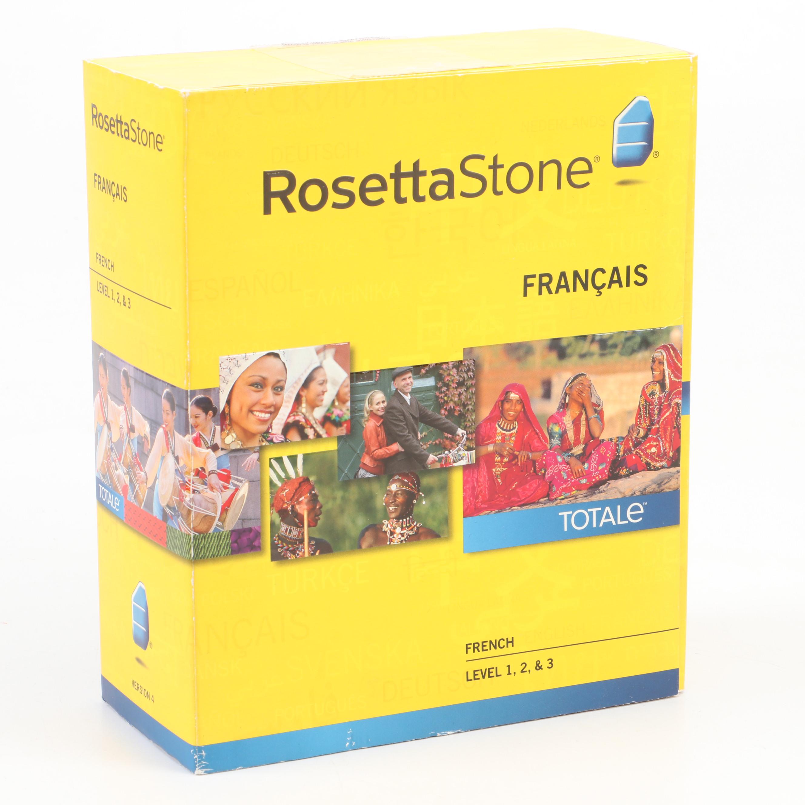 Rosetta Stone Language Learning French CD Software Sets