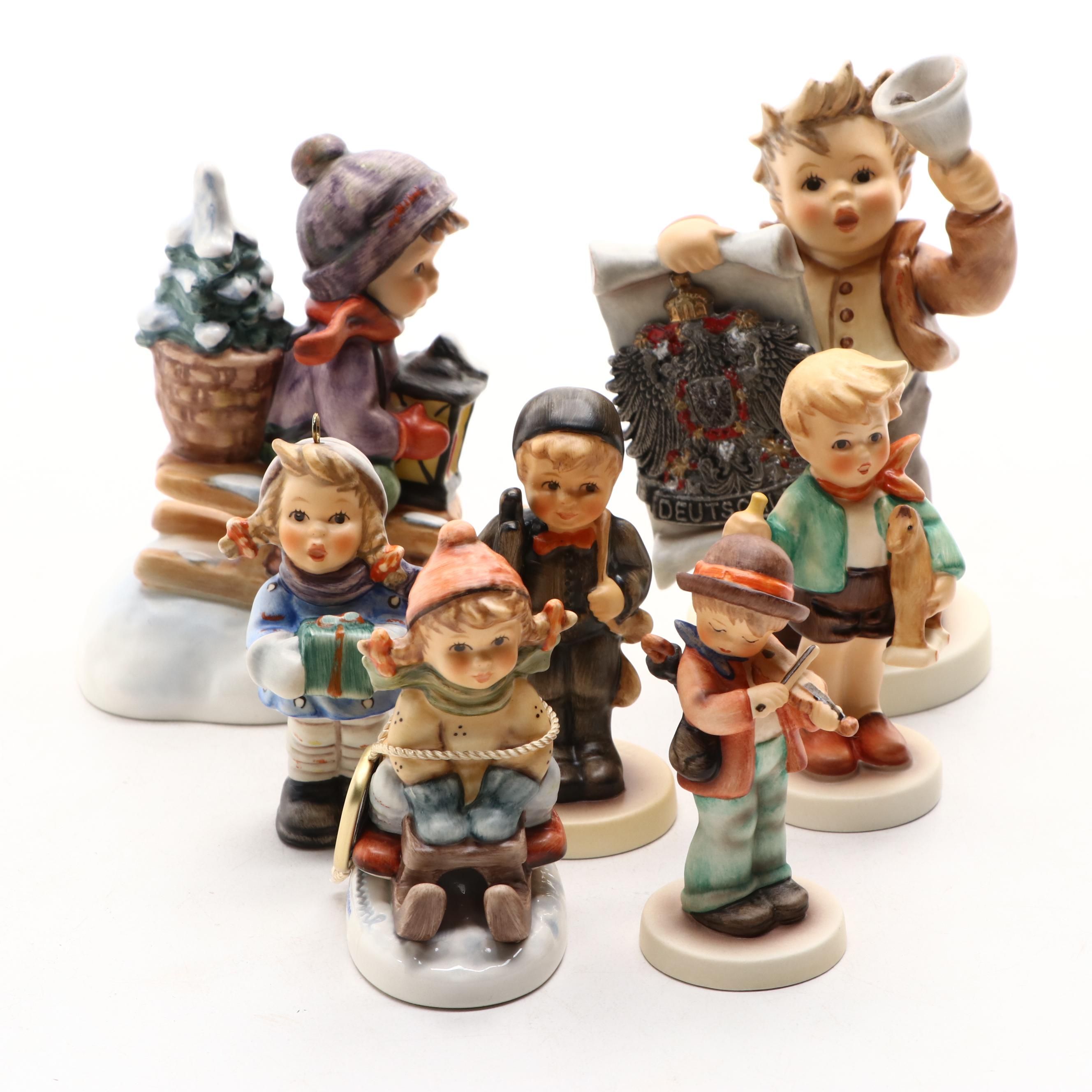 Goebel Hummel First Issue "Chimney Sweep" and Other Goebel Figurines