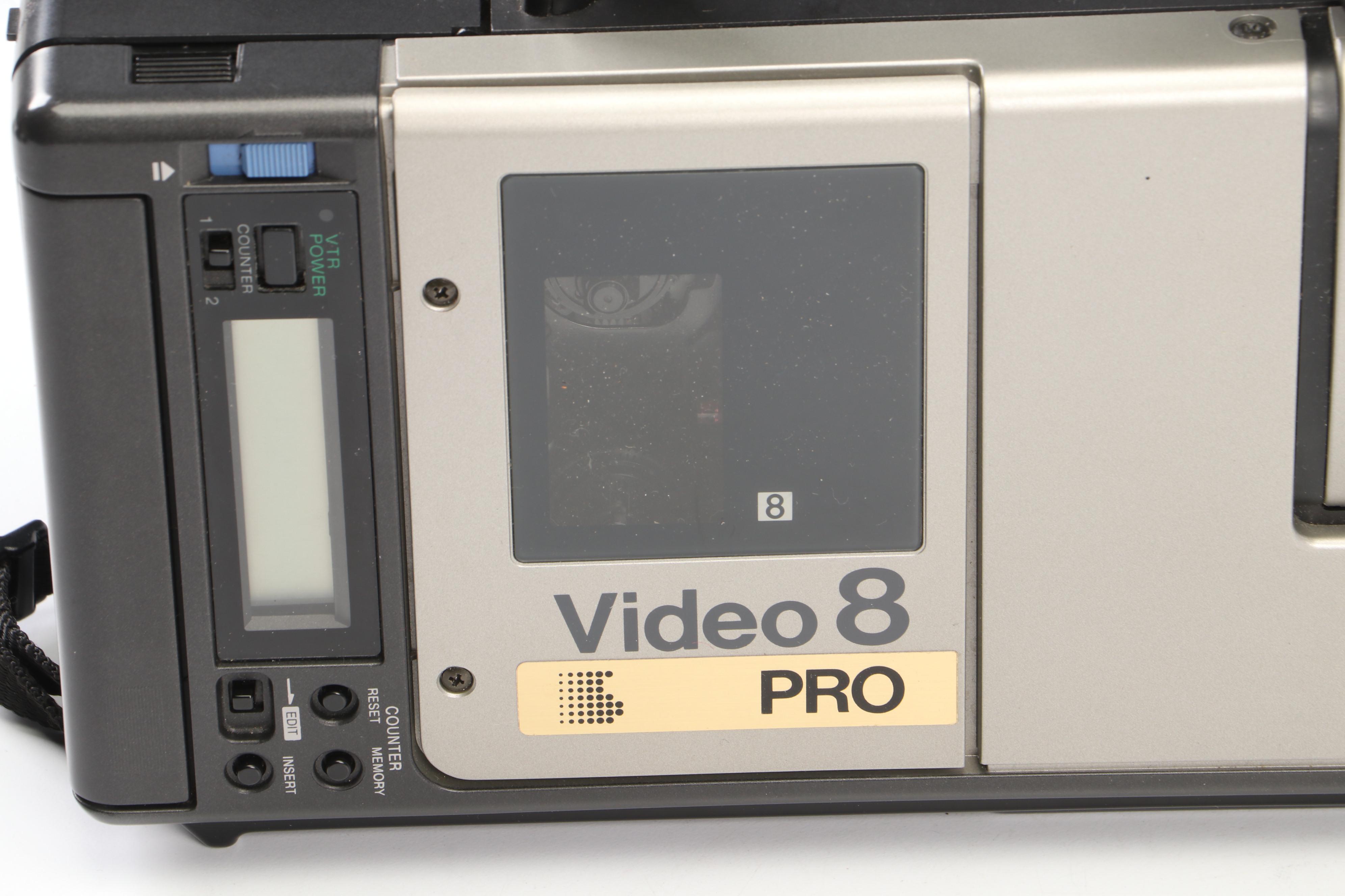 Sony Video 8 Professional Camcorder with Carrying Case