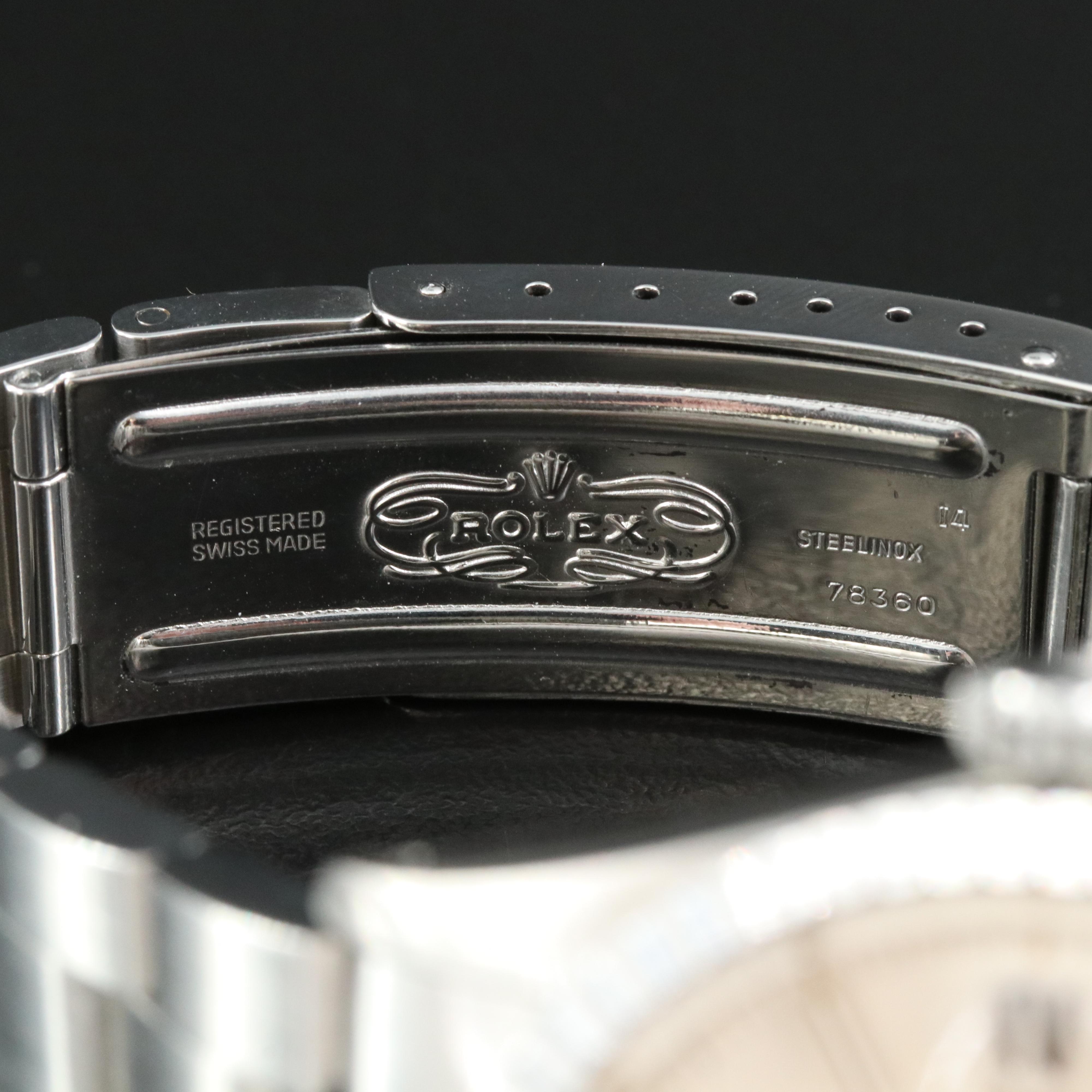 1981 Rolex Oyster Perpetual Datejust Engine Turned Bezel Watch