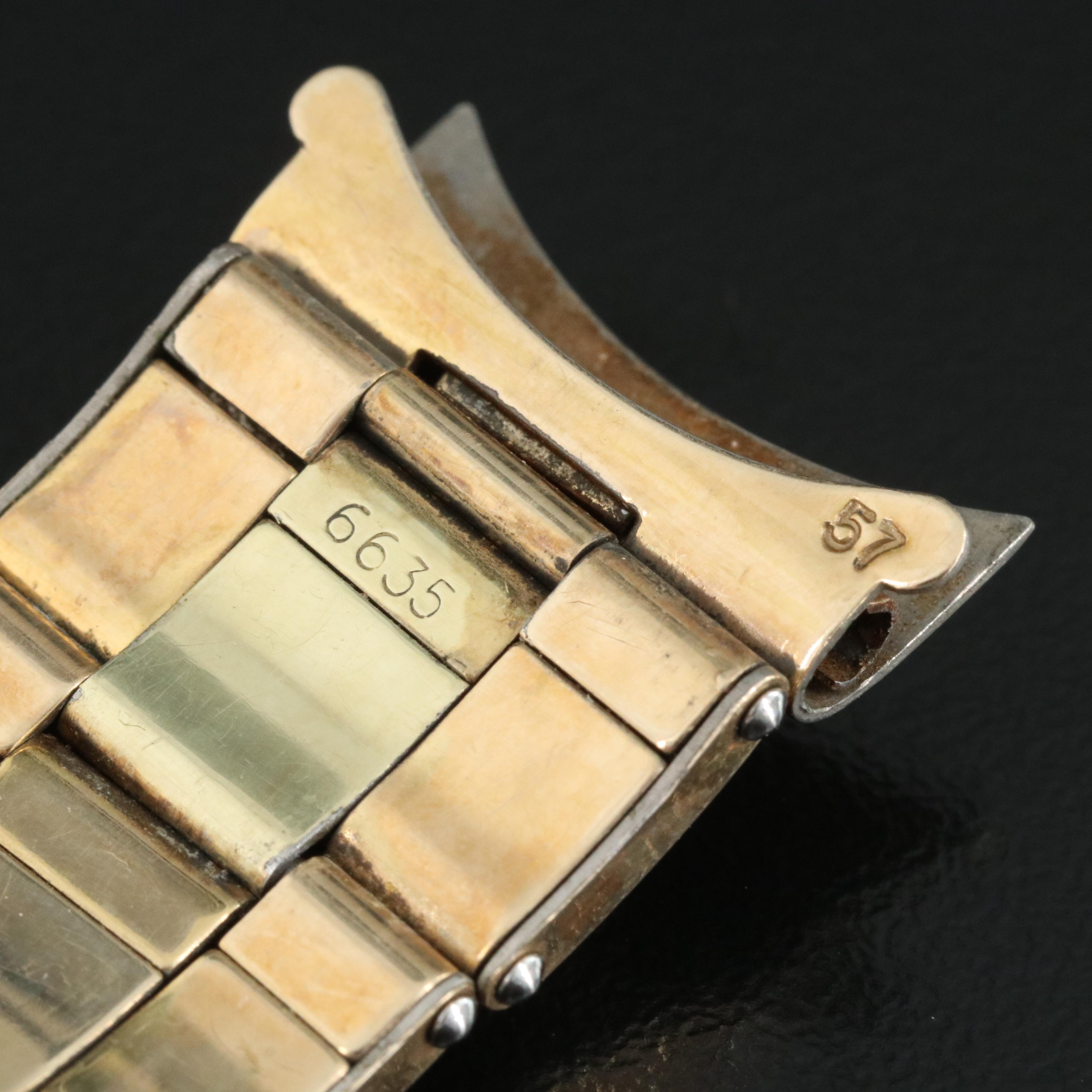 Vintage Rolex 6635 Rivet Big Crown Watch Band