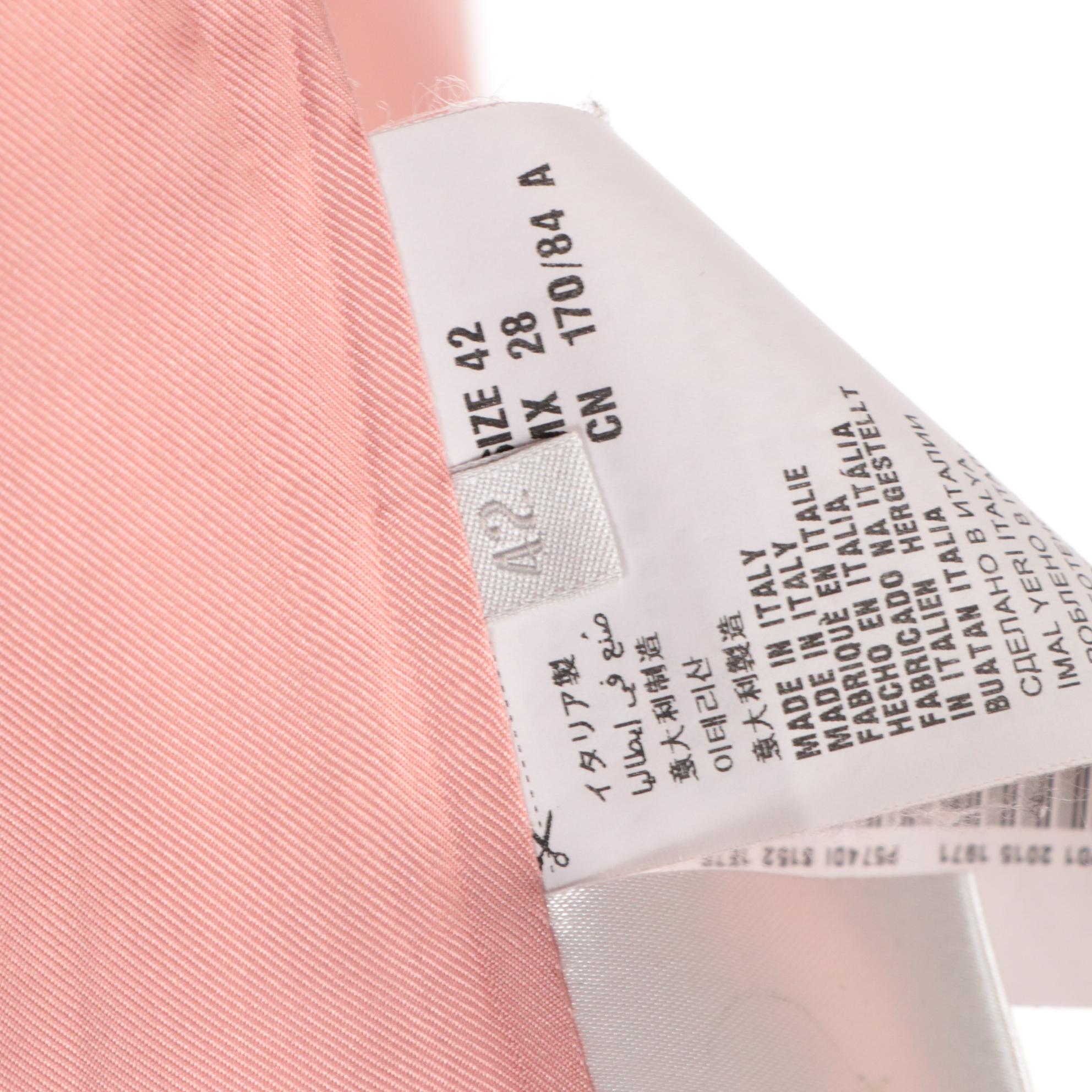 Prada Blush Pink Wool Button-Front Blazer