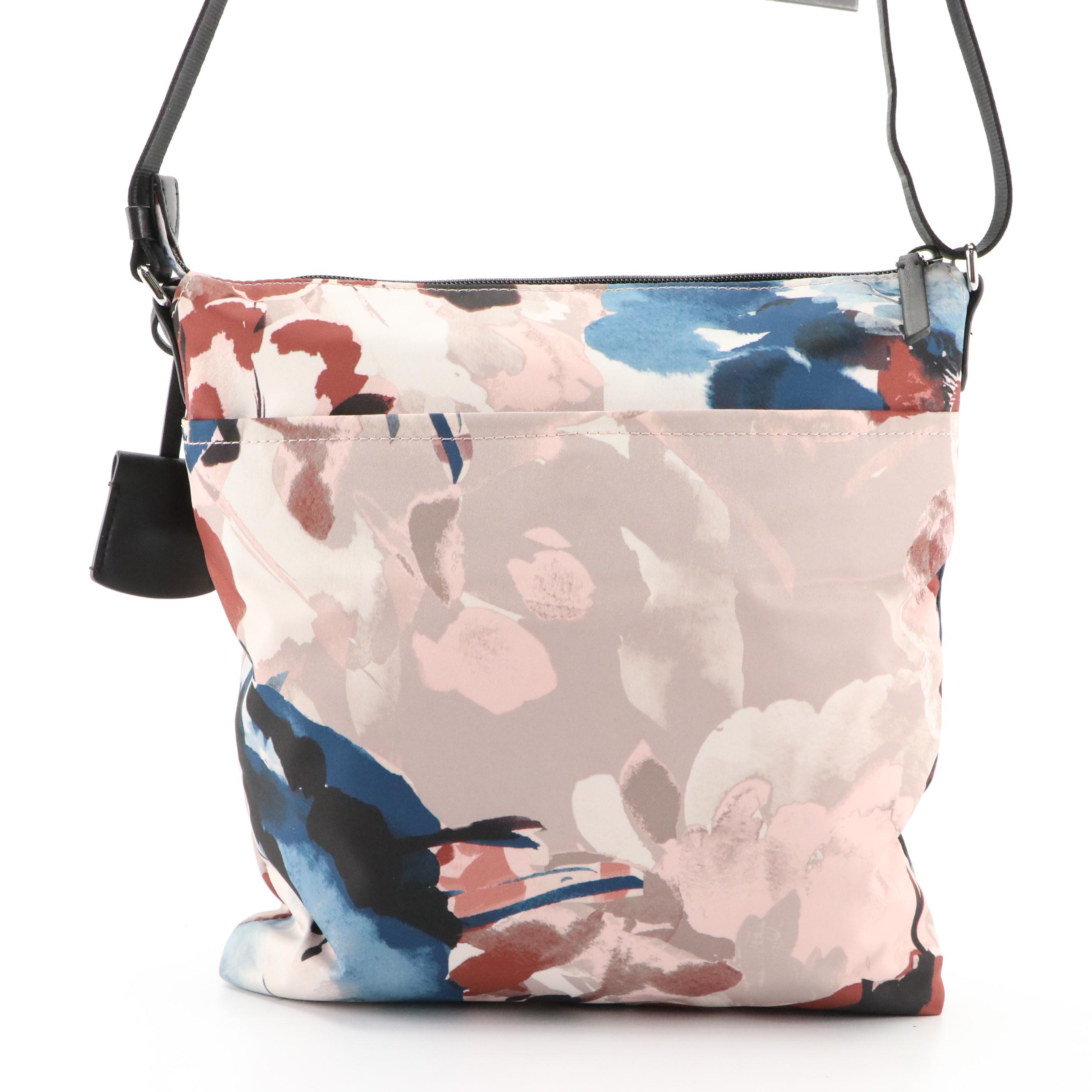 Tumi Voyageur Carmel Crossbody, New with Tag and Matching Compact Zip Wallet