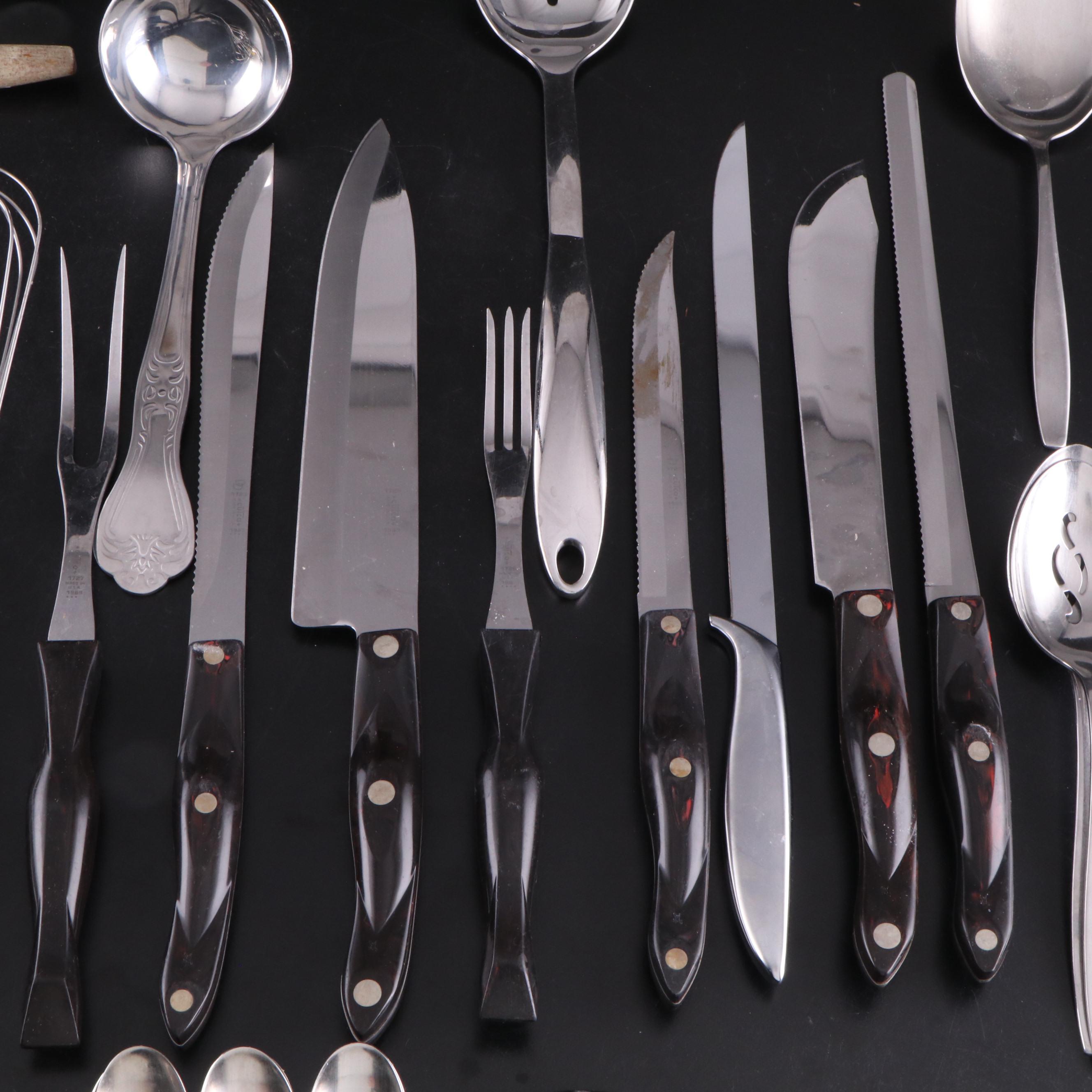 Cutco Knife Set with Stainless Steel Utensil Collection