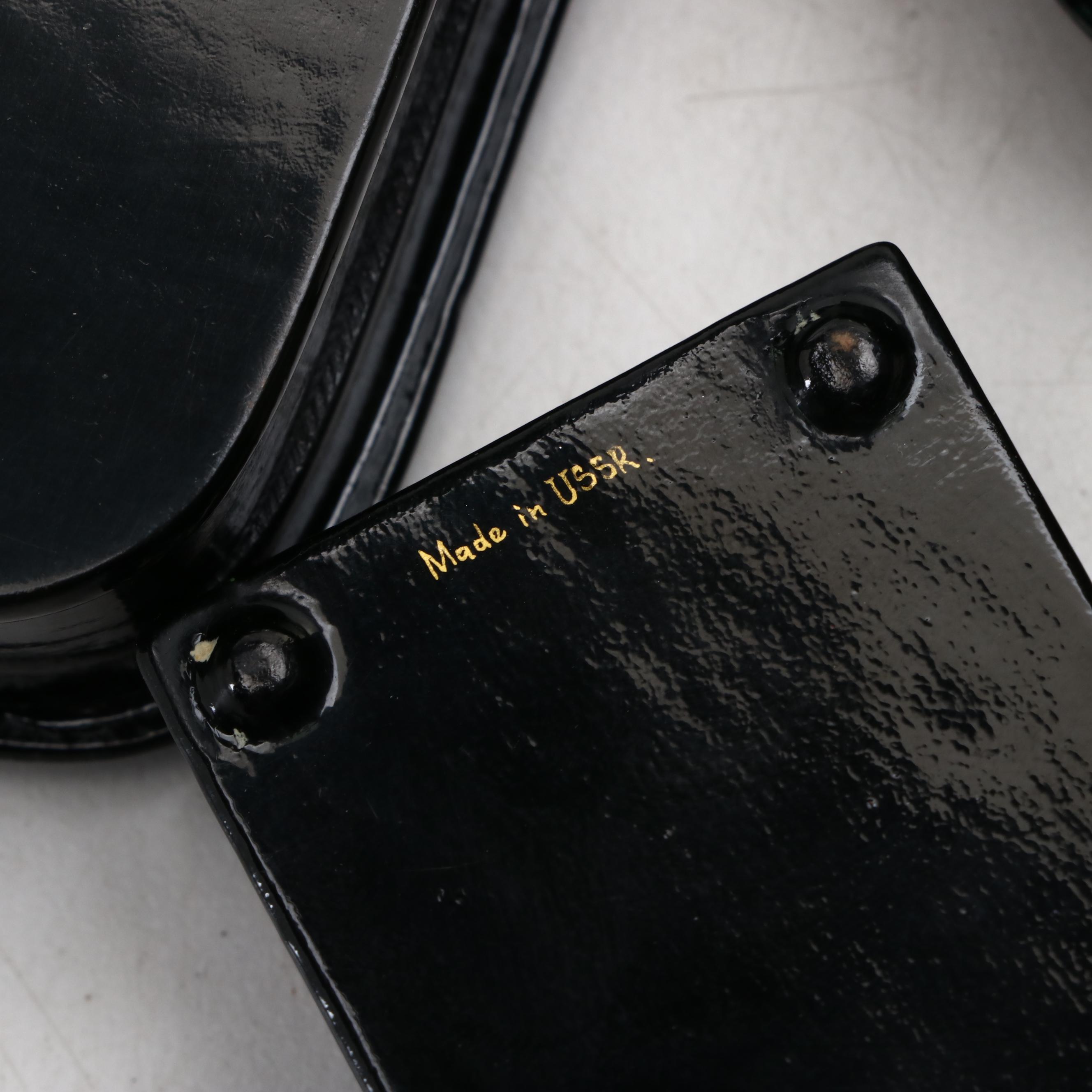 Fedoskino, Mystora, and Other Soviet Russian Lacquered Papier-Mâché Boxes