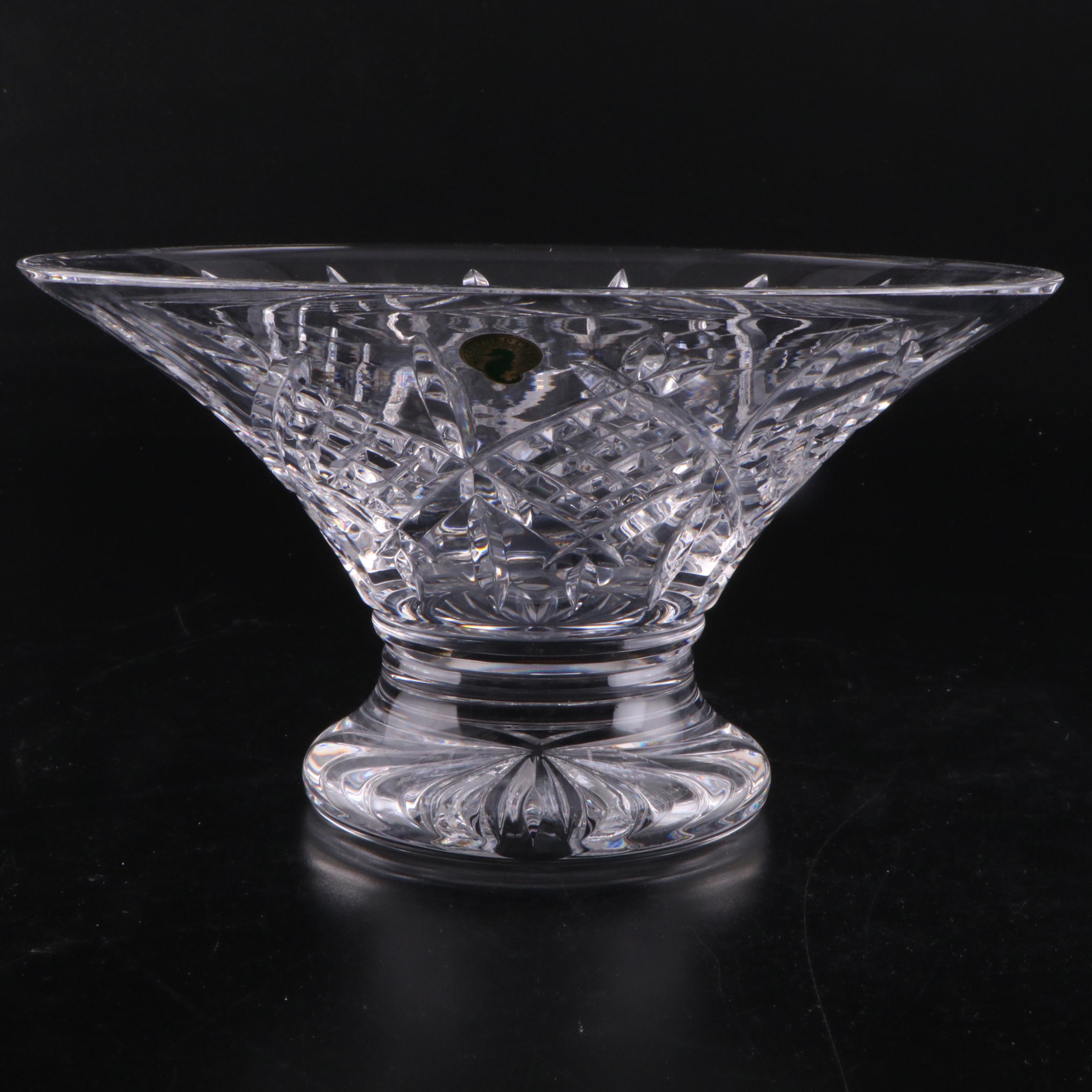 Waterford Crystal Footed Bowl and Bottle Stopper