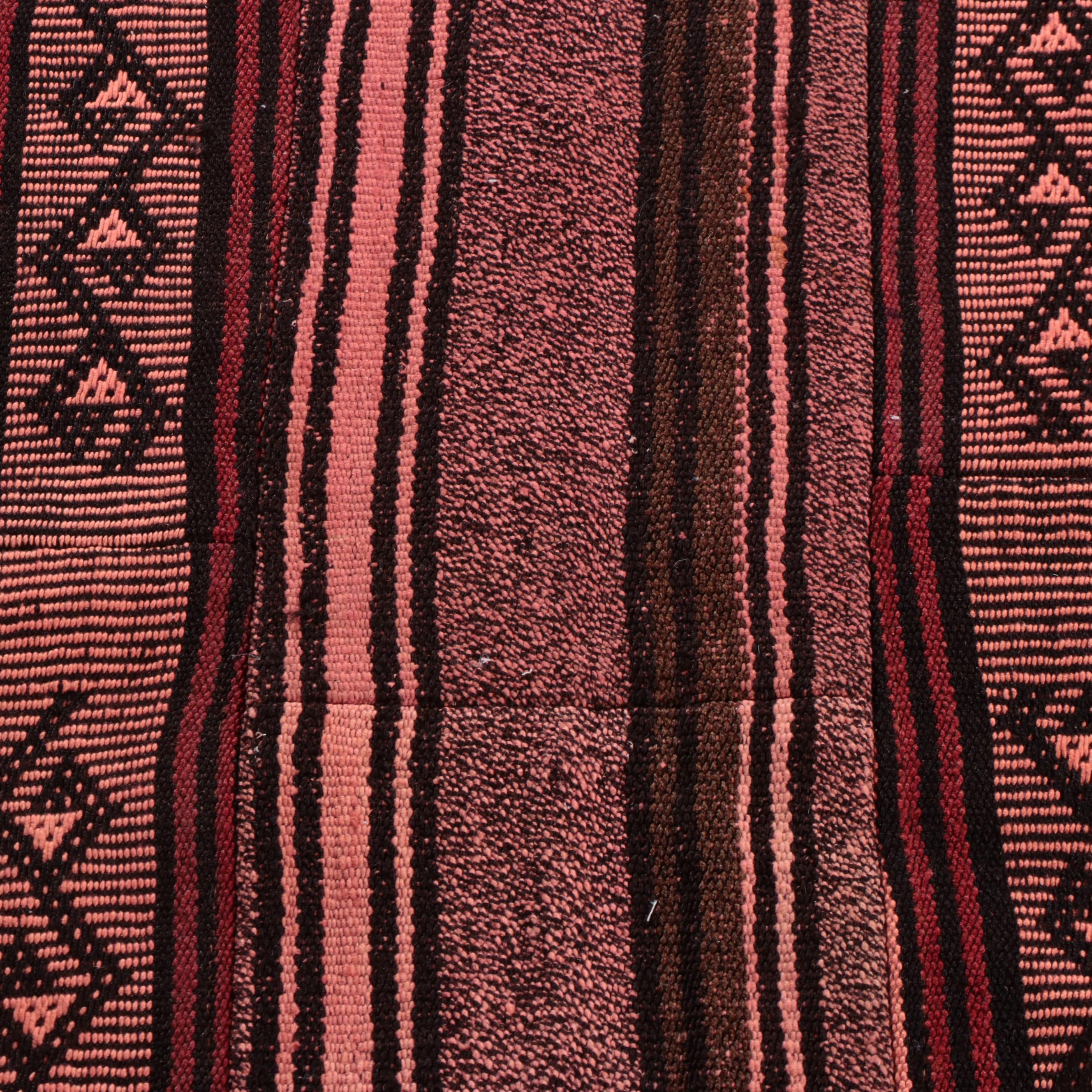 9'3 x 12'2 Handwoven Mixed Technique Turkish Pieced Area Rug