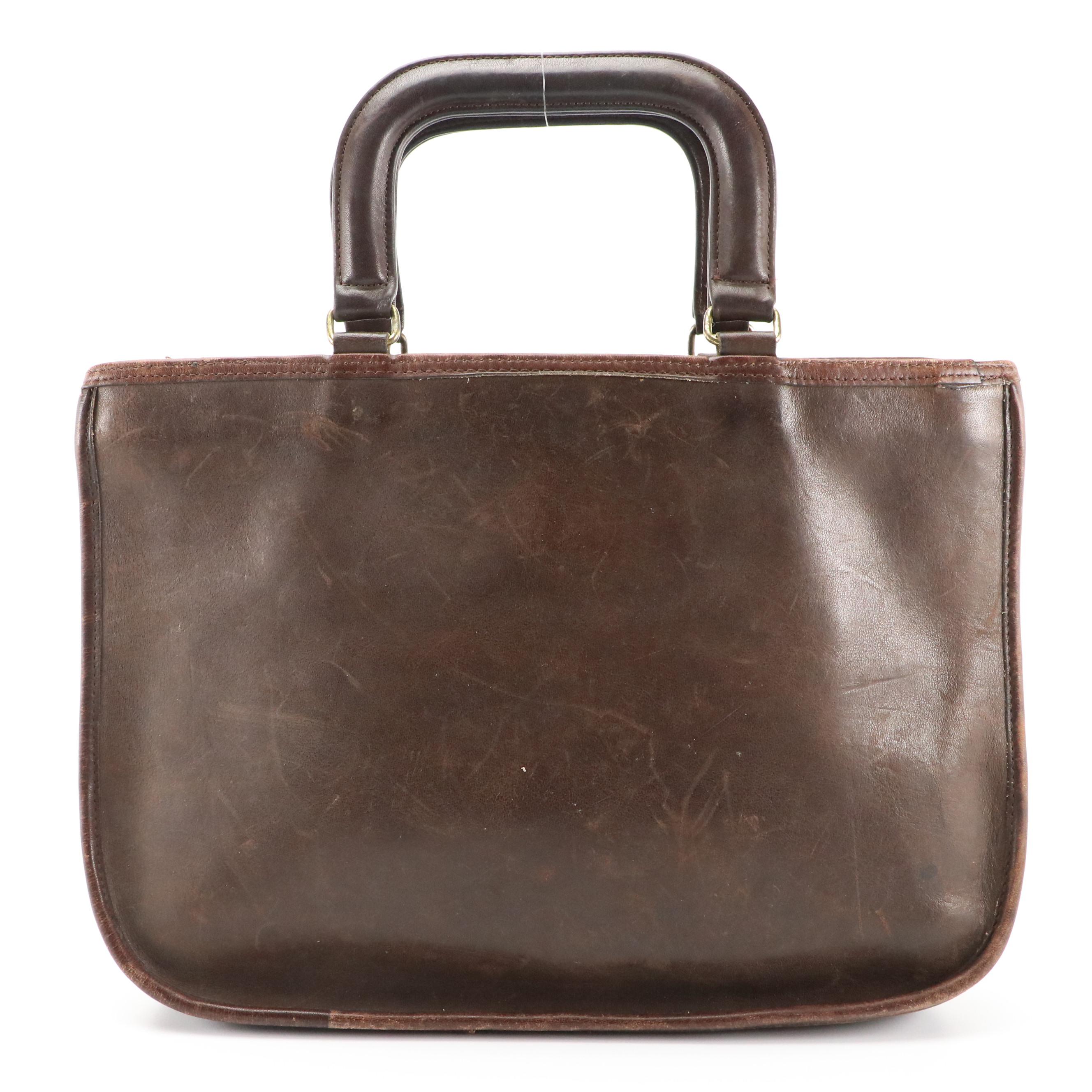 Bonnie Cashin Era Coach 9441 Watermelon Tote in Glove-Tanned Cowhide