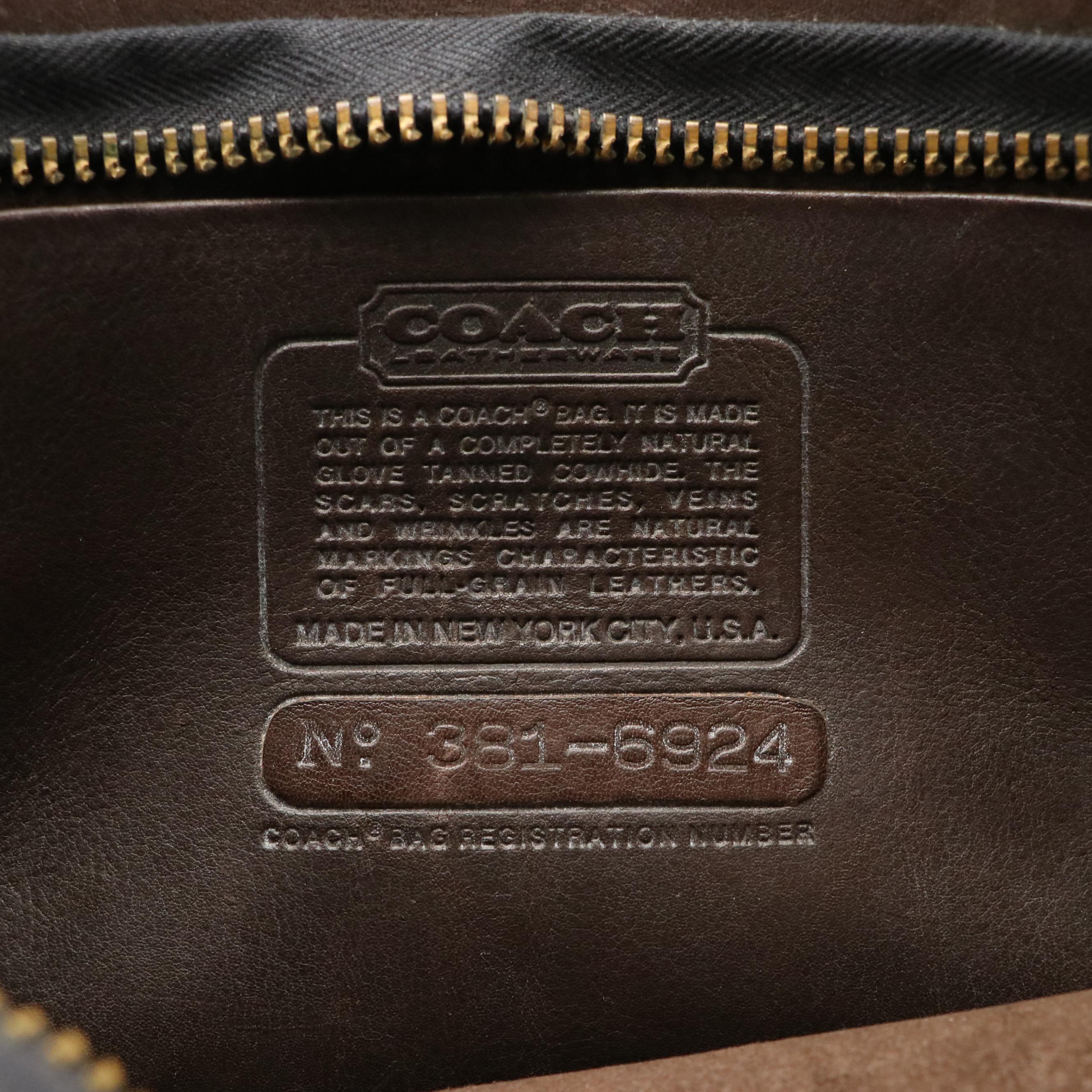 Bonnie Cashin Era Coach 9441 Watermelon Tote in Glove-Tanned Cowhide