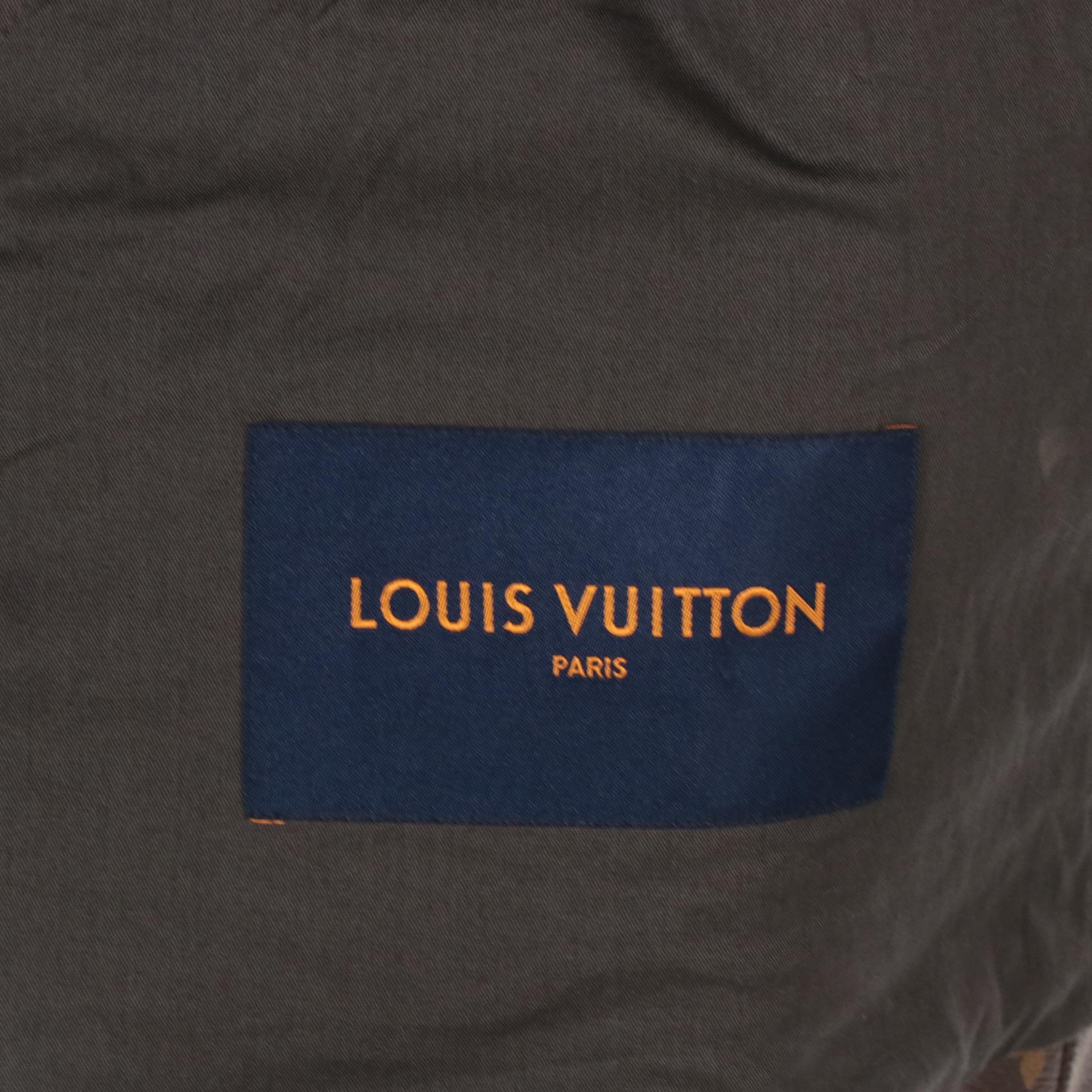 Men's Louis Vuitton Brown Monogram Canvas Admiral Jacket, New with Tag