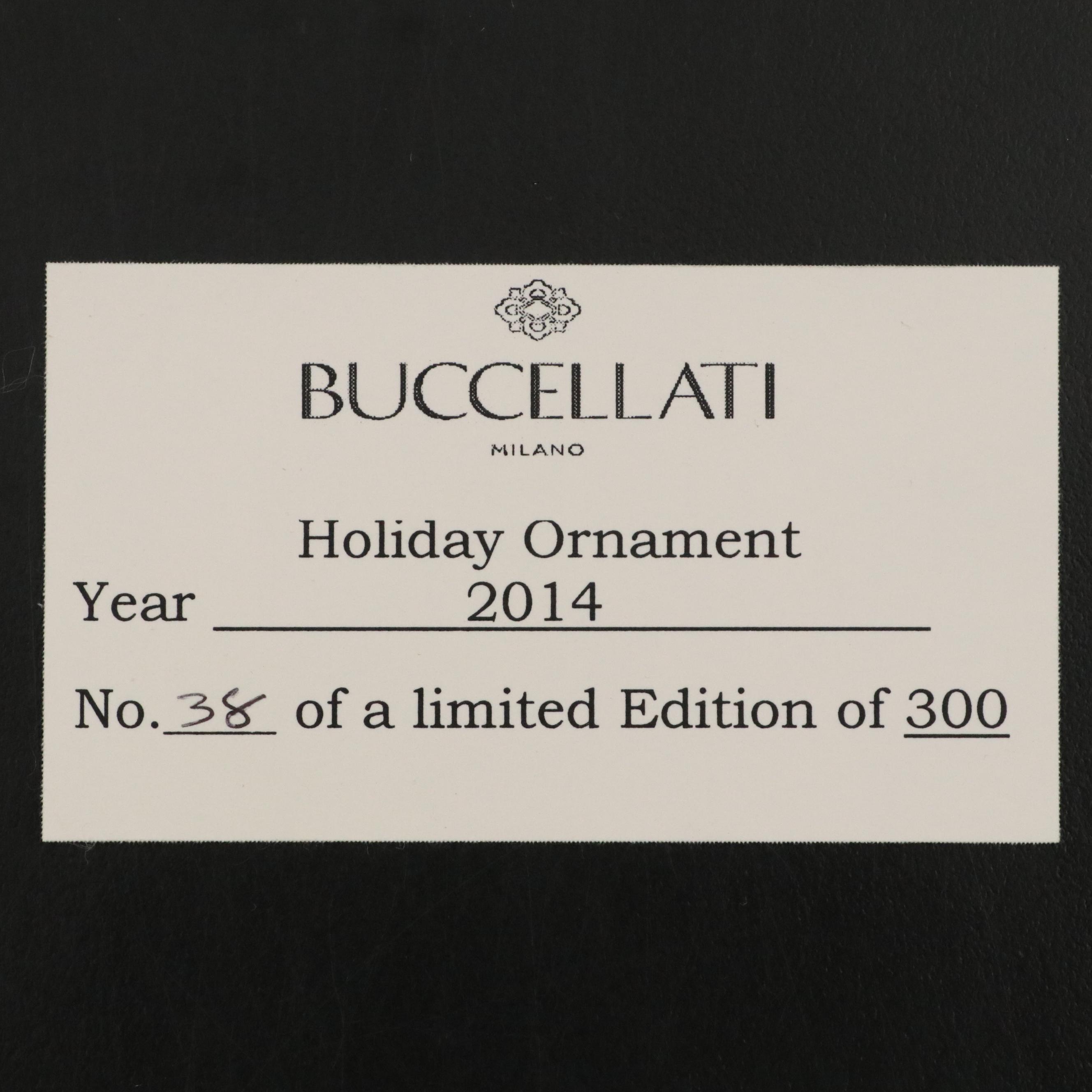 Buccellati Limited Edition Sterling Silver Holiday Ornament, 2014