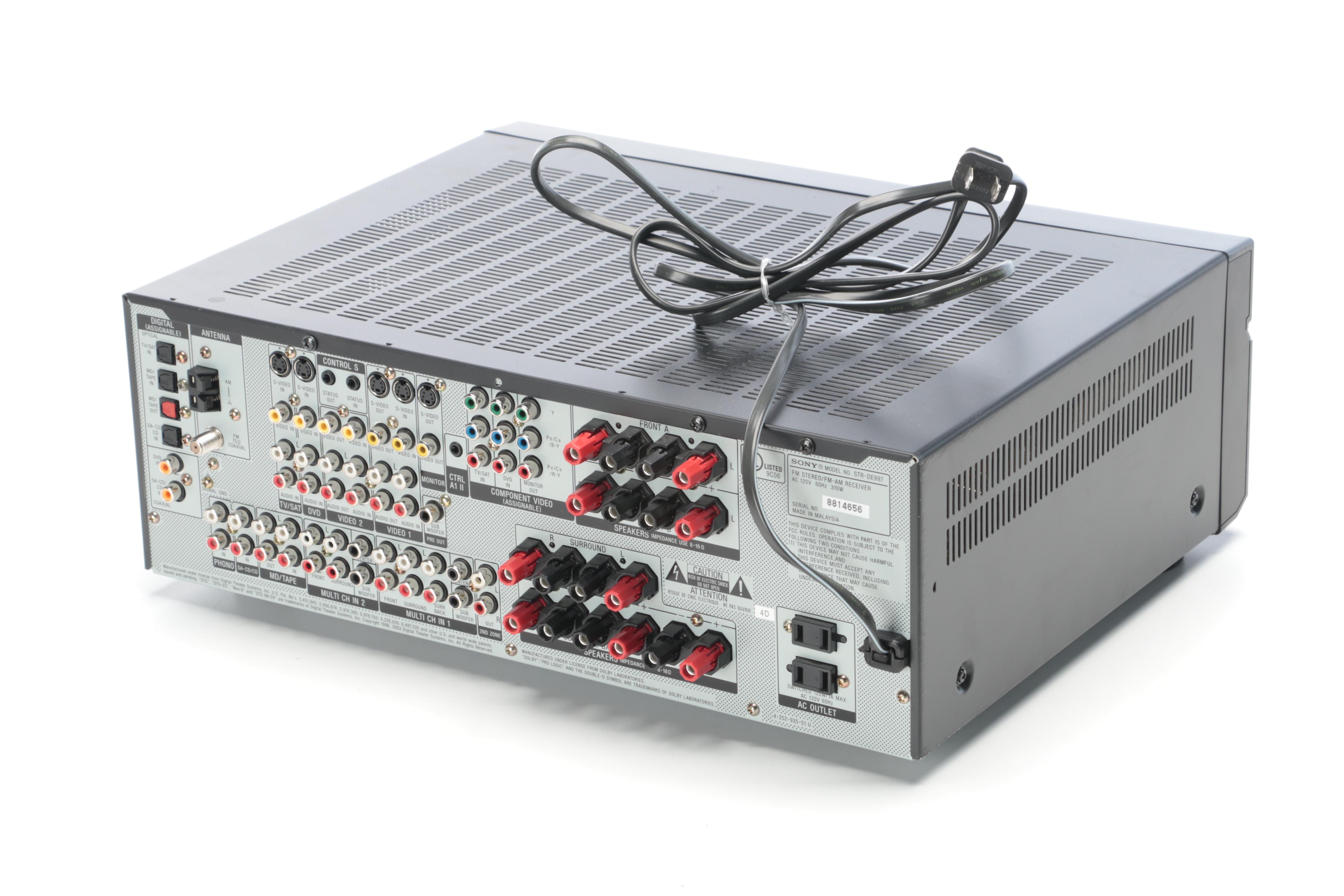 Sony Digital A/V Control Center, Niles Speaker Control System, Boston Speakers