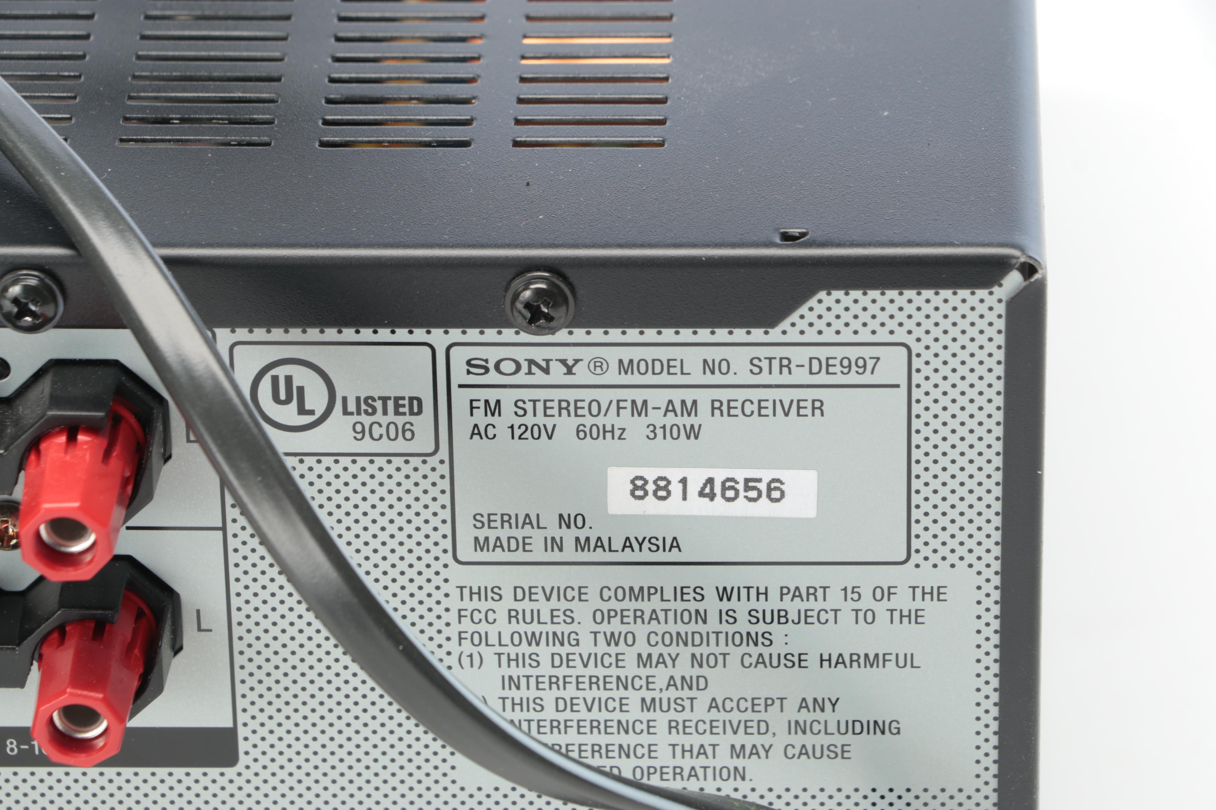 Sony Digital A/V Control Center, Niles Speaker Control System, Boston Speakers