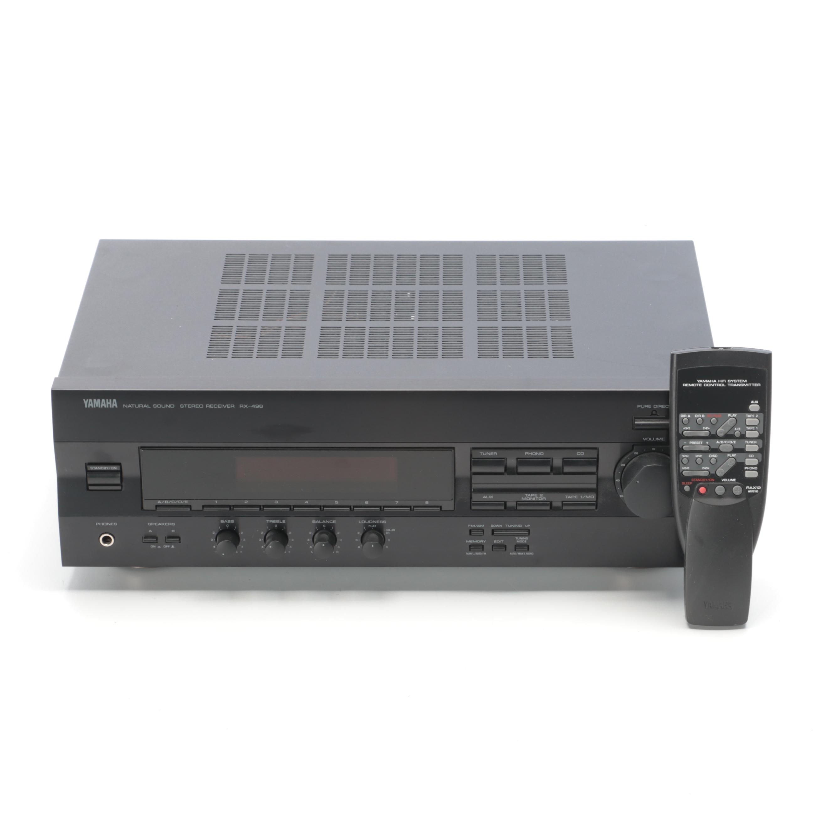 Yamaha RX496 Natural Sound Stereo Receiver EBTH