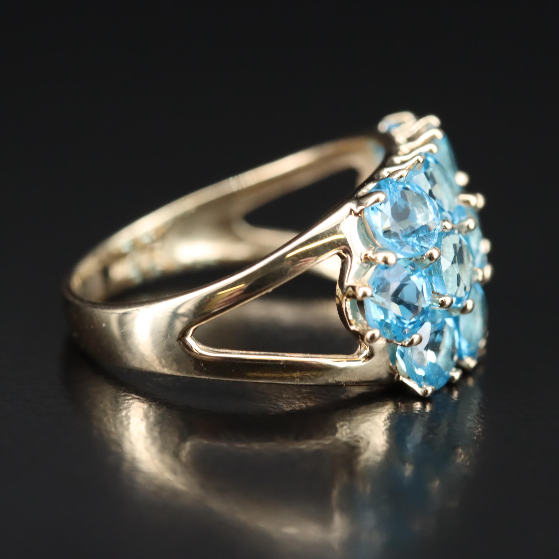 14K Topaz Ring
