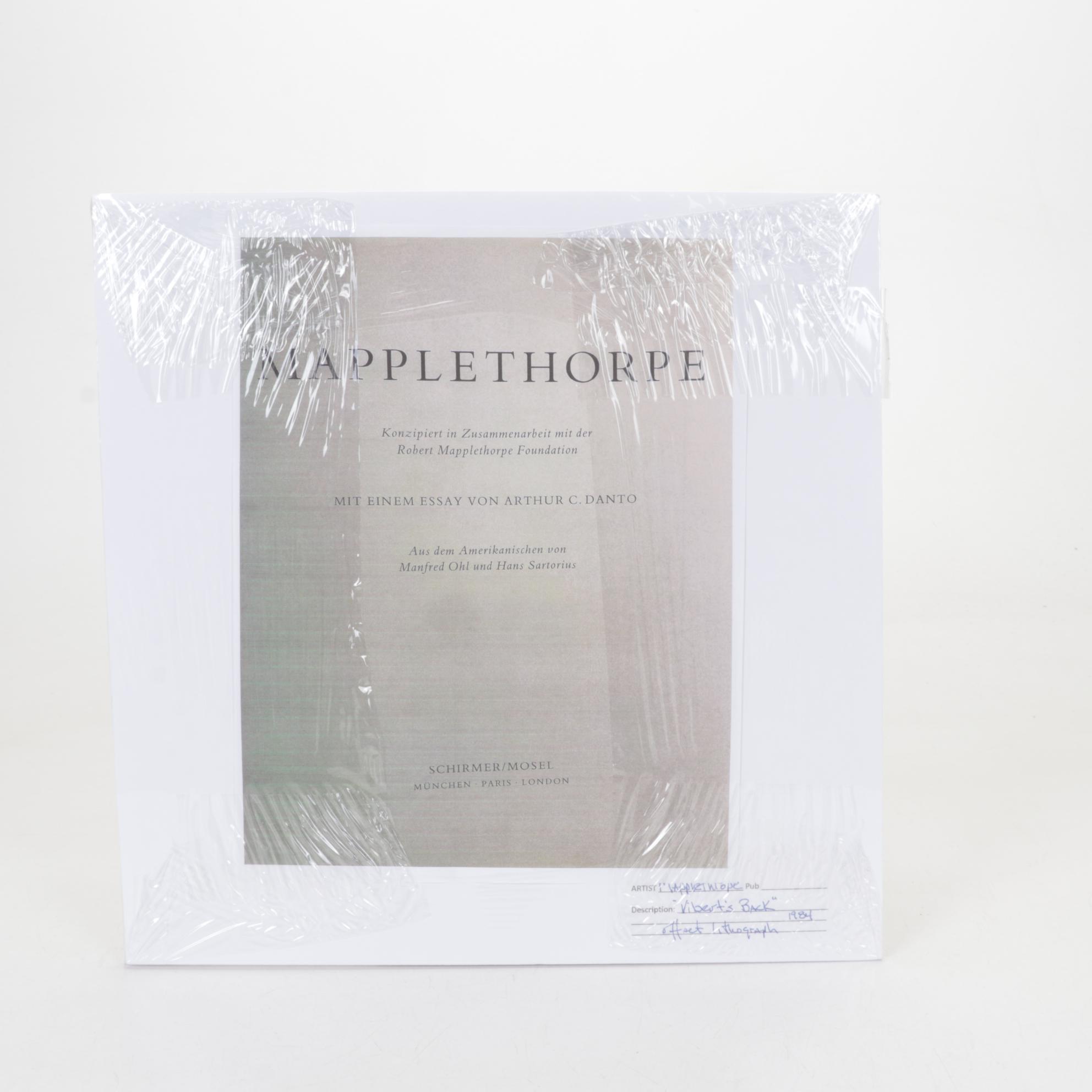 Offset Lithograph after Robert Mapplethorpe "Vibert's Back, 1984"