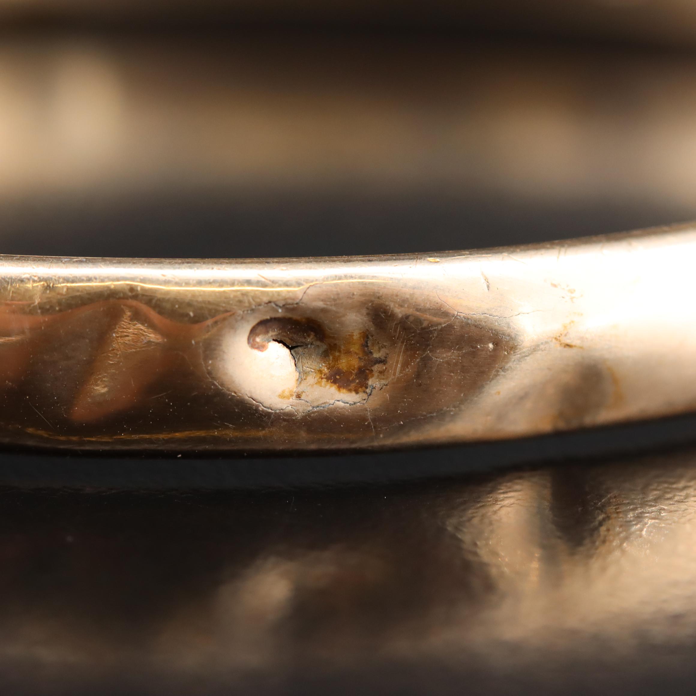 Victorian 14K Sapphire Bangle Including Color Change Sapphire