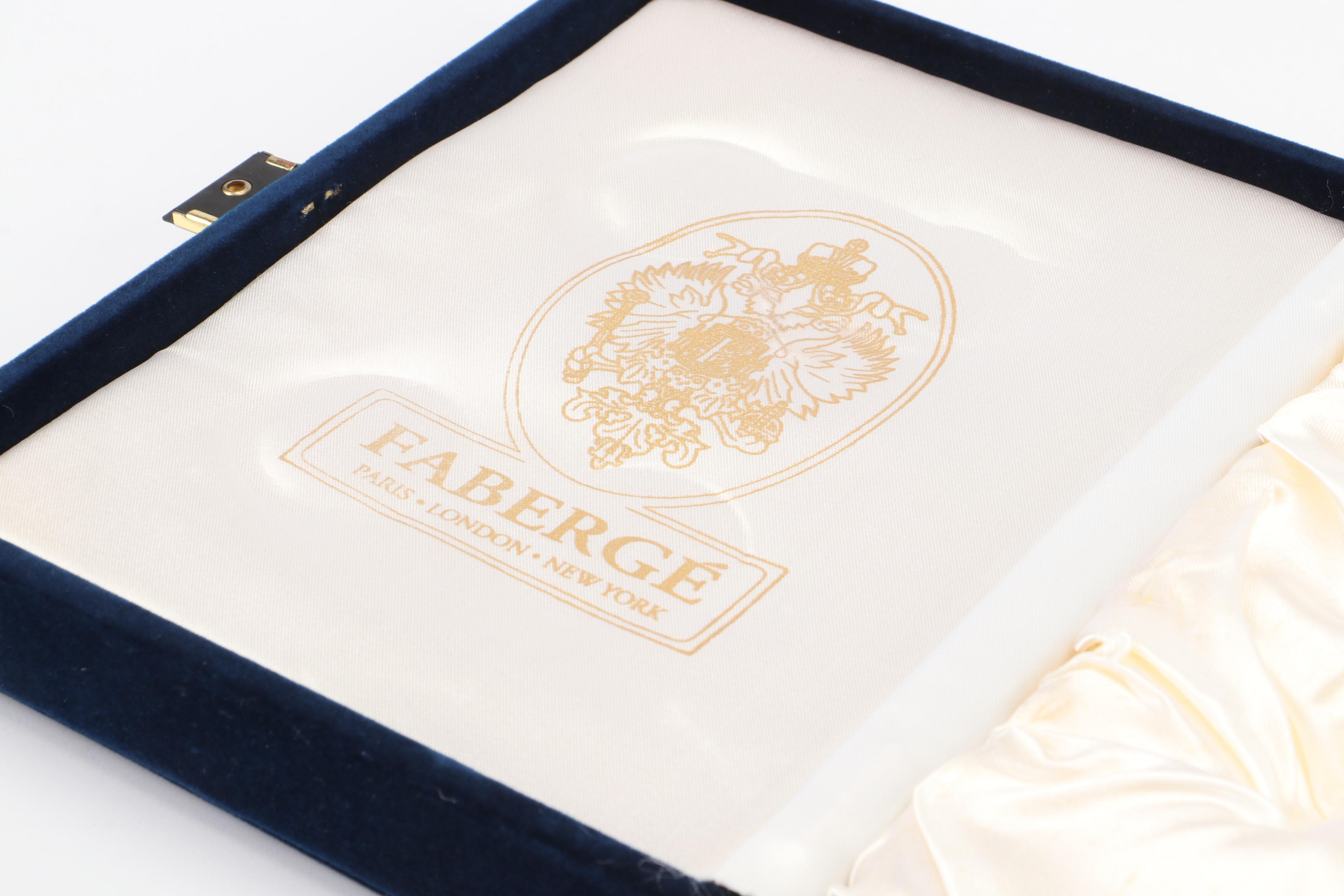 Fabergé Imperial Collection Enamel Napkin Rings with Presentation Box
