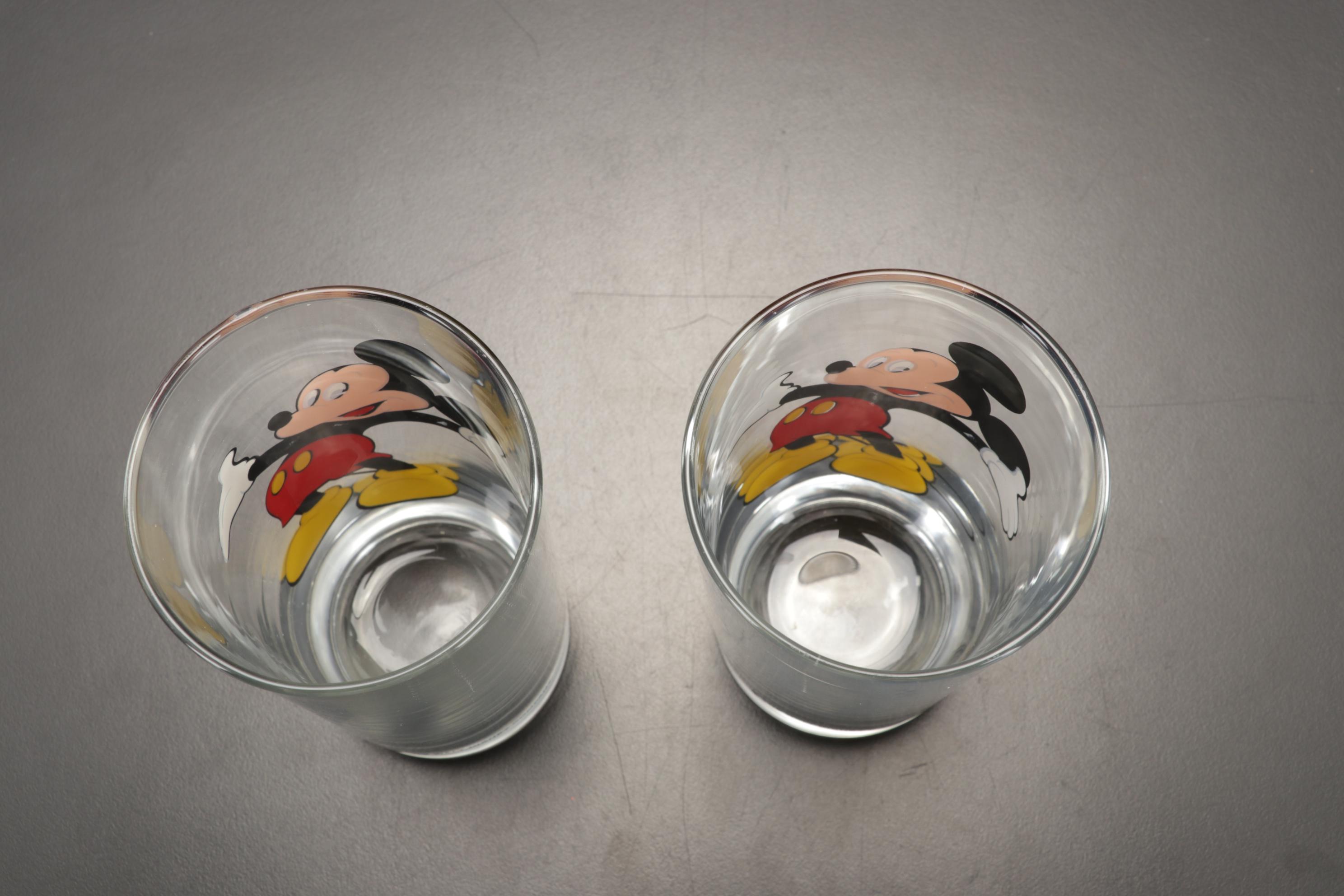 Walt Disney World 2000 Millennium Commemorative Glasses and More Mickey Mouse