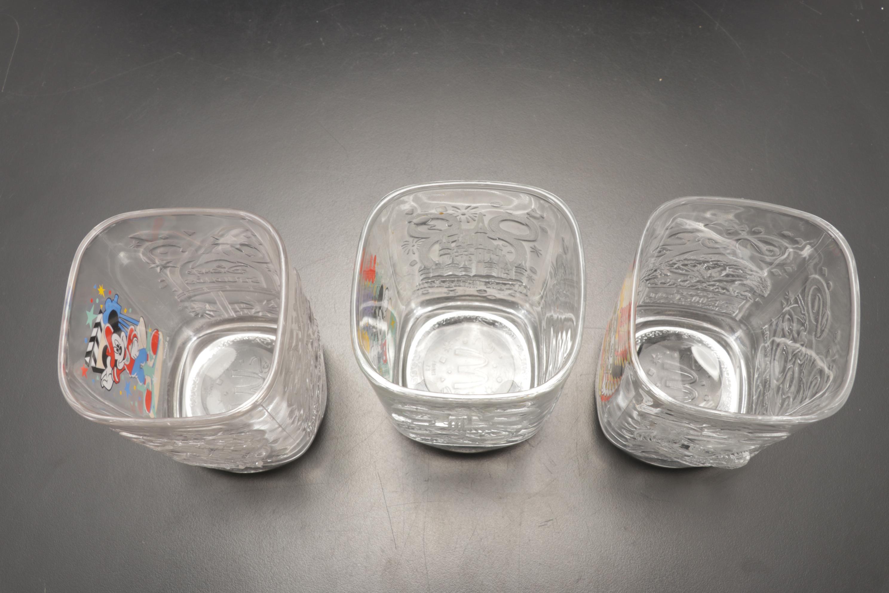 Walt Disney World 2000 Millennium Commemorative Glasses and More Mickey Mouse