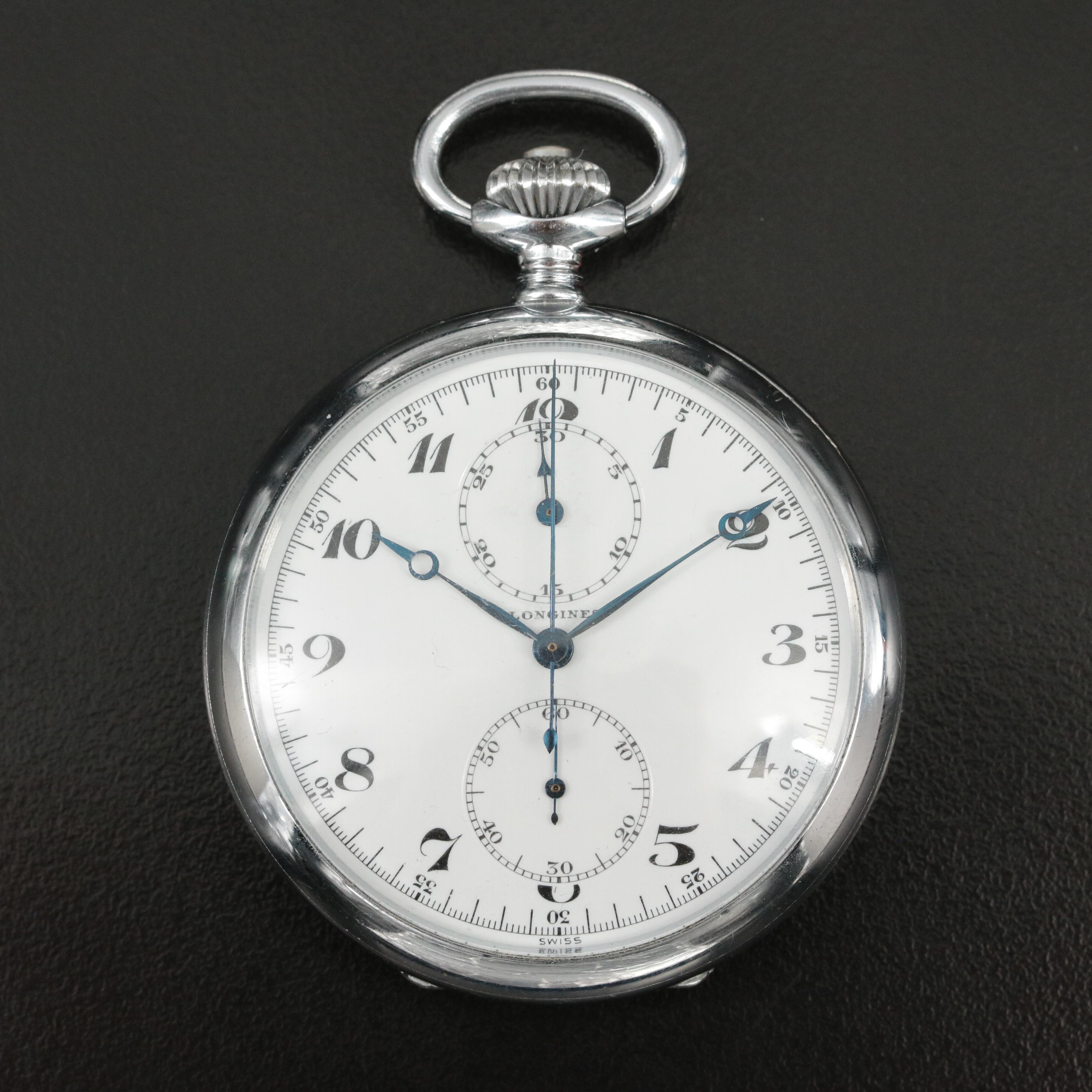 1941 Longines Open Face Pocket Watch
