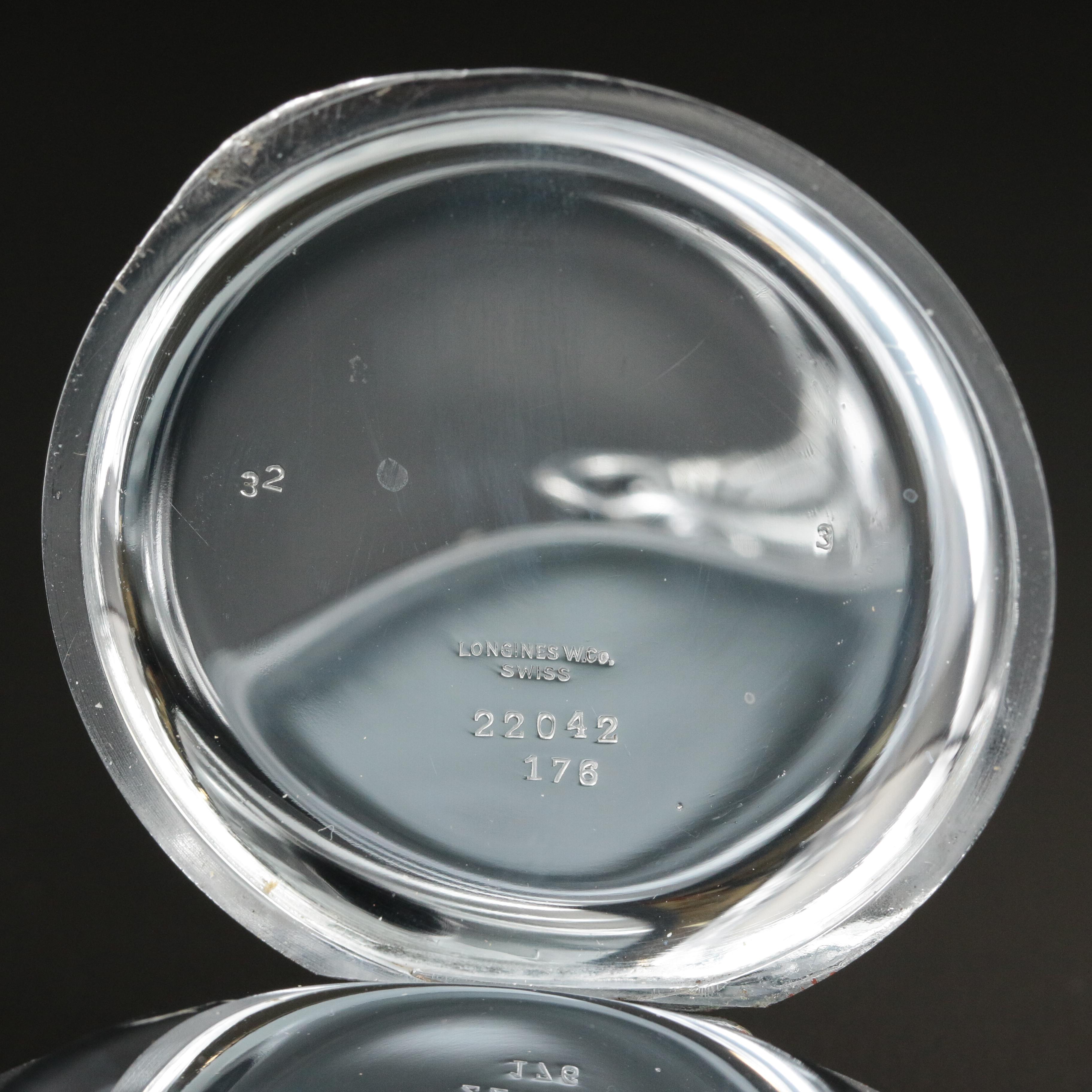 1941 Longines Open Face Pocket Watch