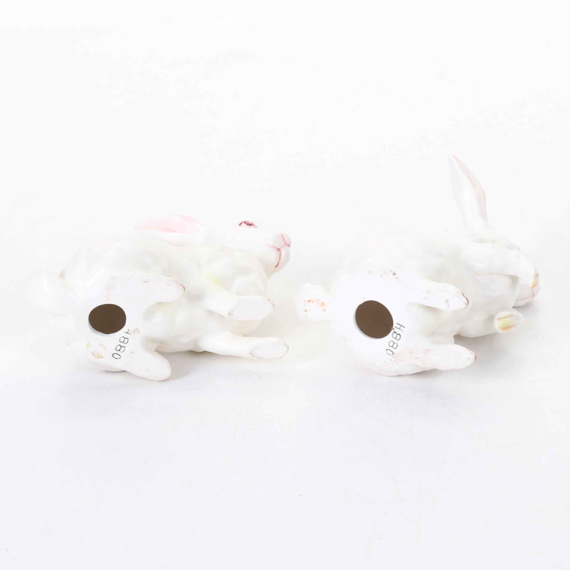 Lefton Rabbits, Royal Doulton "Bill Sykes," Occupied Japan Toby & Other Figures