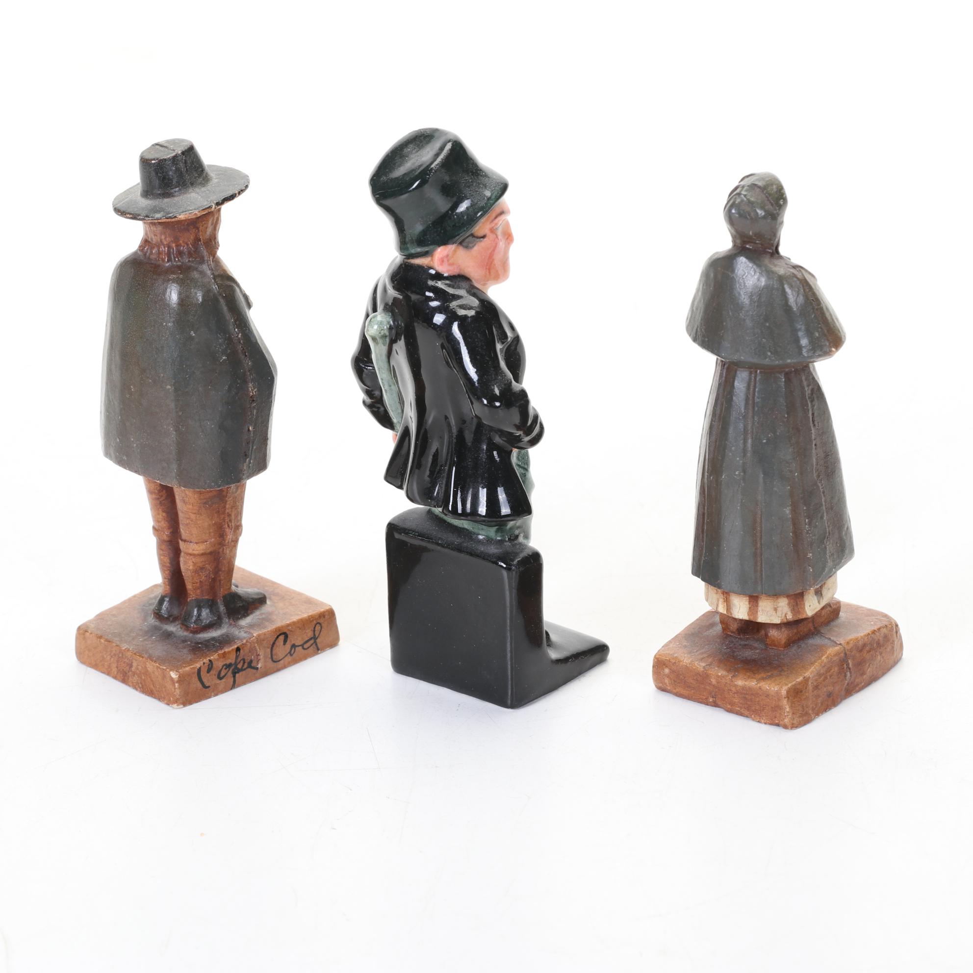 Lefton Rabbits, Royal Doulton "Bill Sykes," Occupied Japan Toby & Other Figures