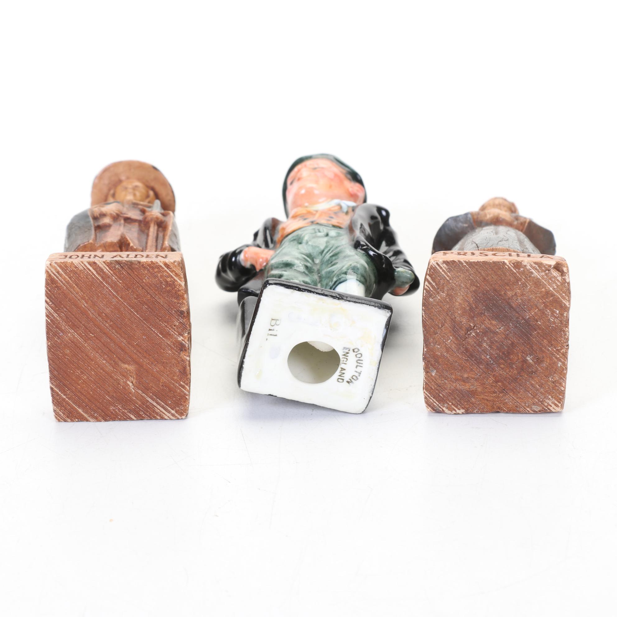 Lefton Rabbits, Royal Doulton "Bill Sykes," Occupied Japan Toby & Other Figures