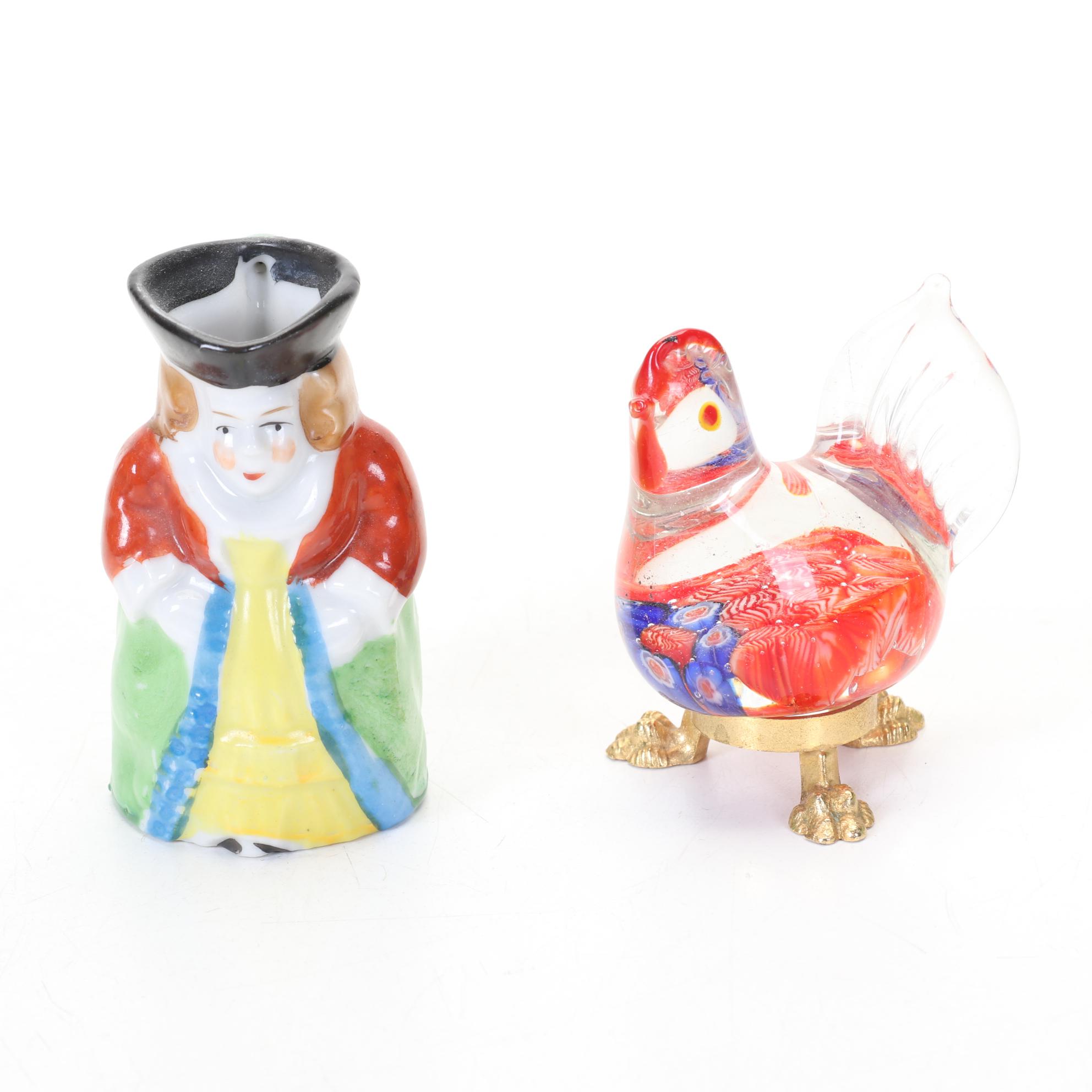 Lefton Rabbits, Royal Doulton "Bill Sykes," Occupied Japan Toby & Other Figures