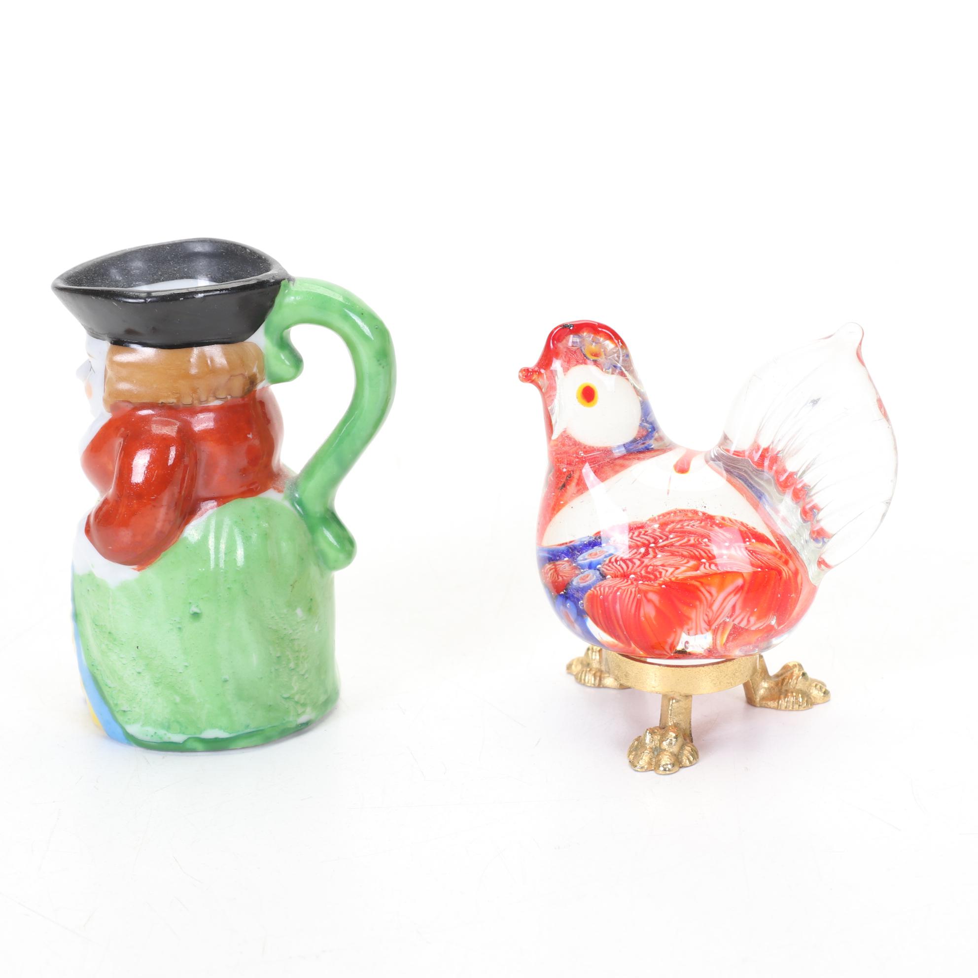 Lefton Rabbits, Royal Doulton "Bill Sykes," Occupied Japan Toby & Other Figures