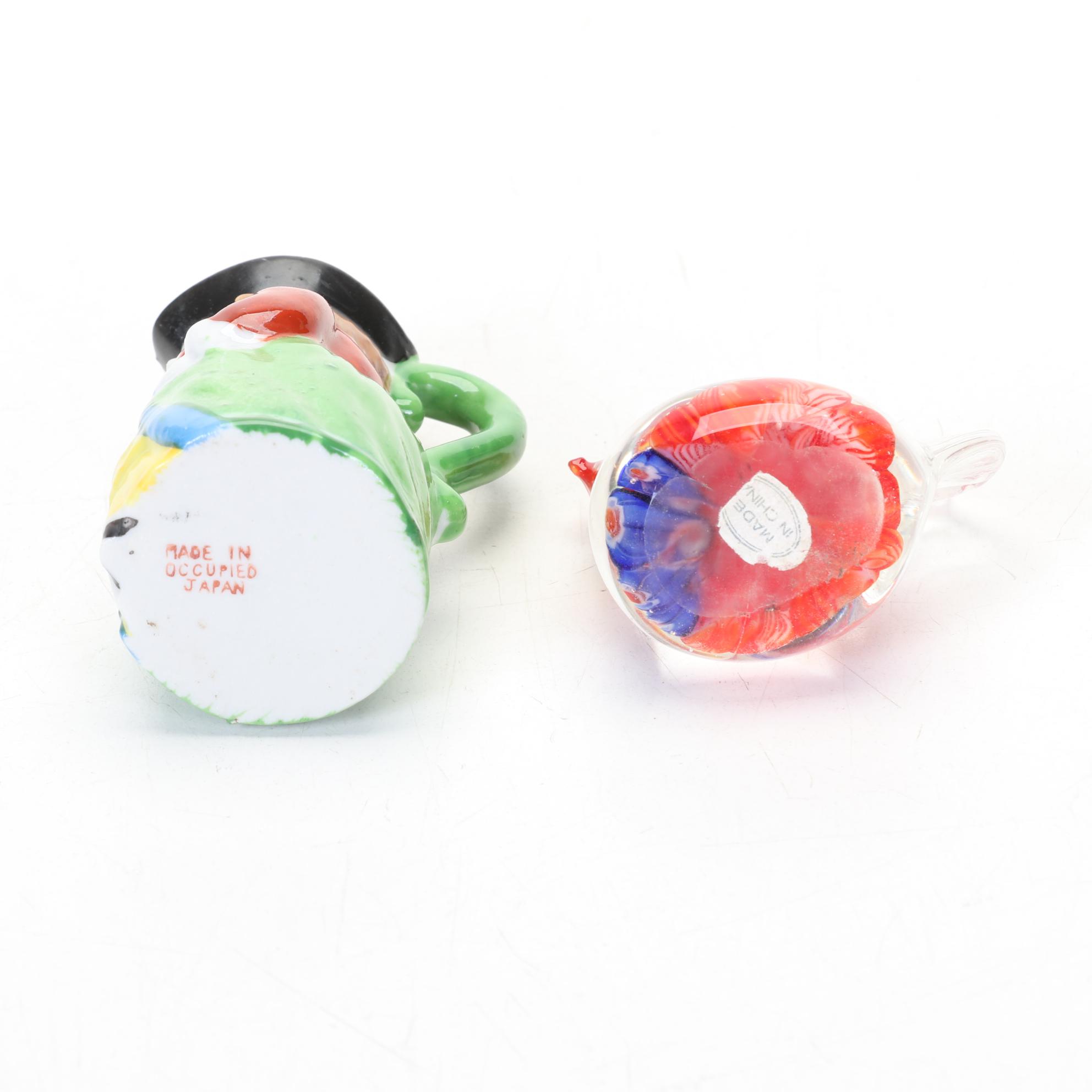 Lefton Rabbits, Royal Doulton "Bill Sykes," Occupied Japan Toby & Other Figures