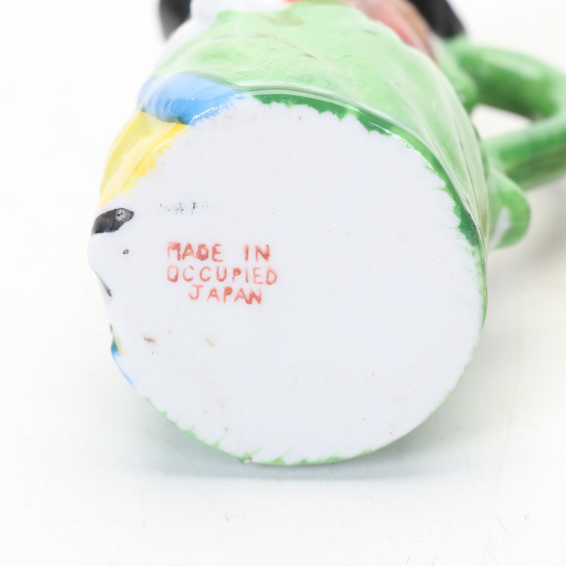 Lefton Rabbits, Royal Doulton "Bill Sykes," Occupied Japan Toby & Other Figures