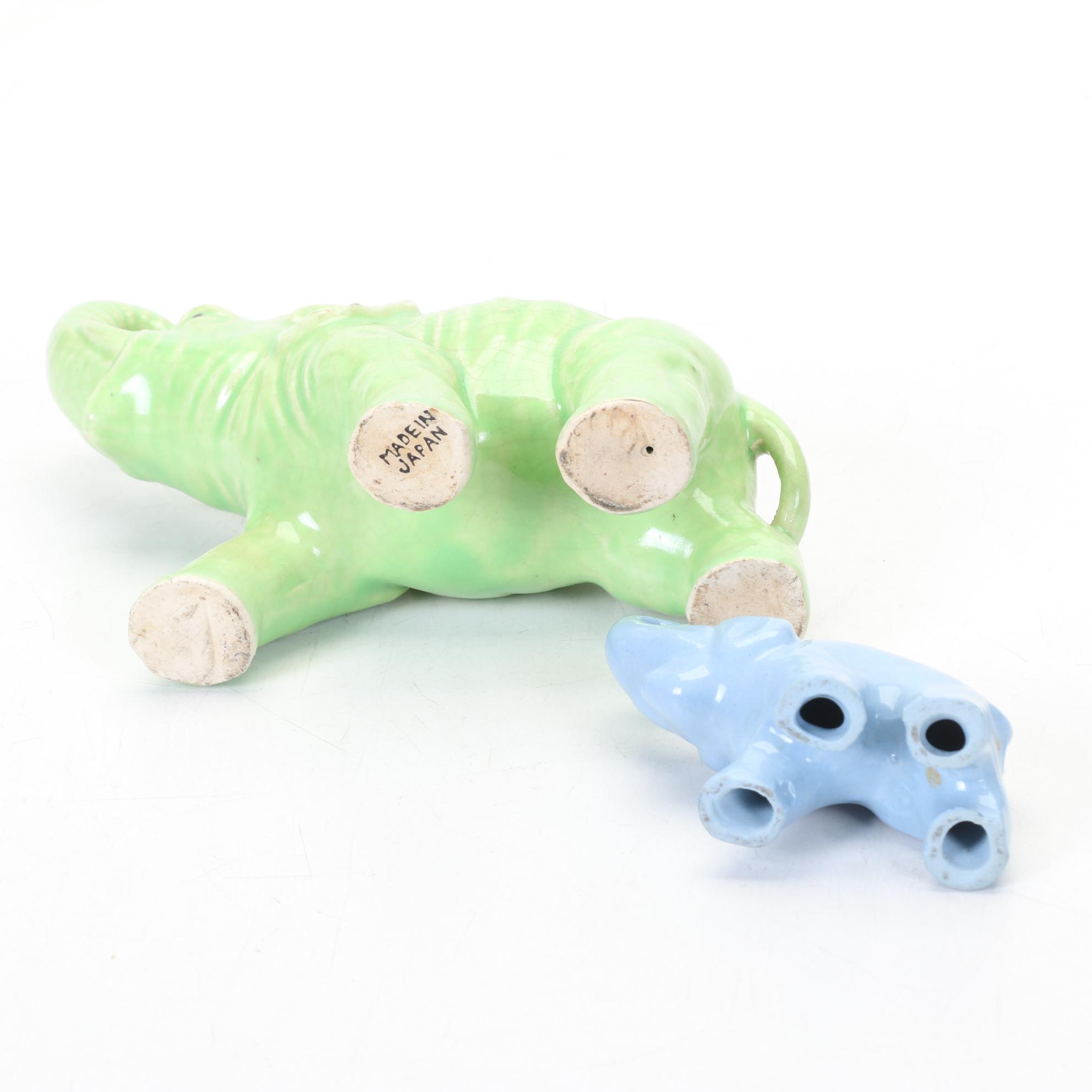 Lefton Rabbits, Royal Doulton "Bill Sykes," Occupied Japan Toby & Other Figures