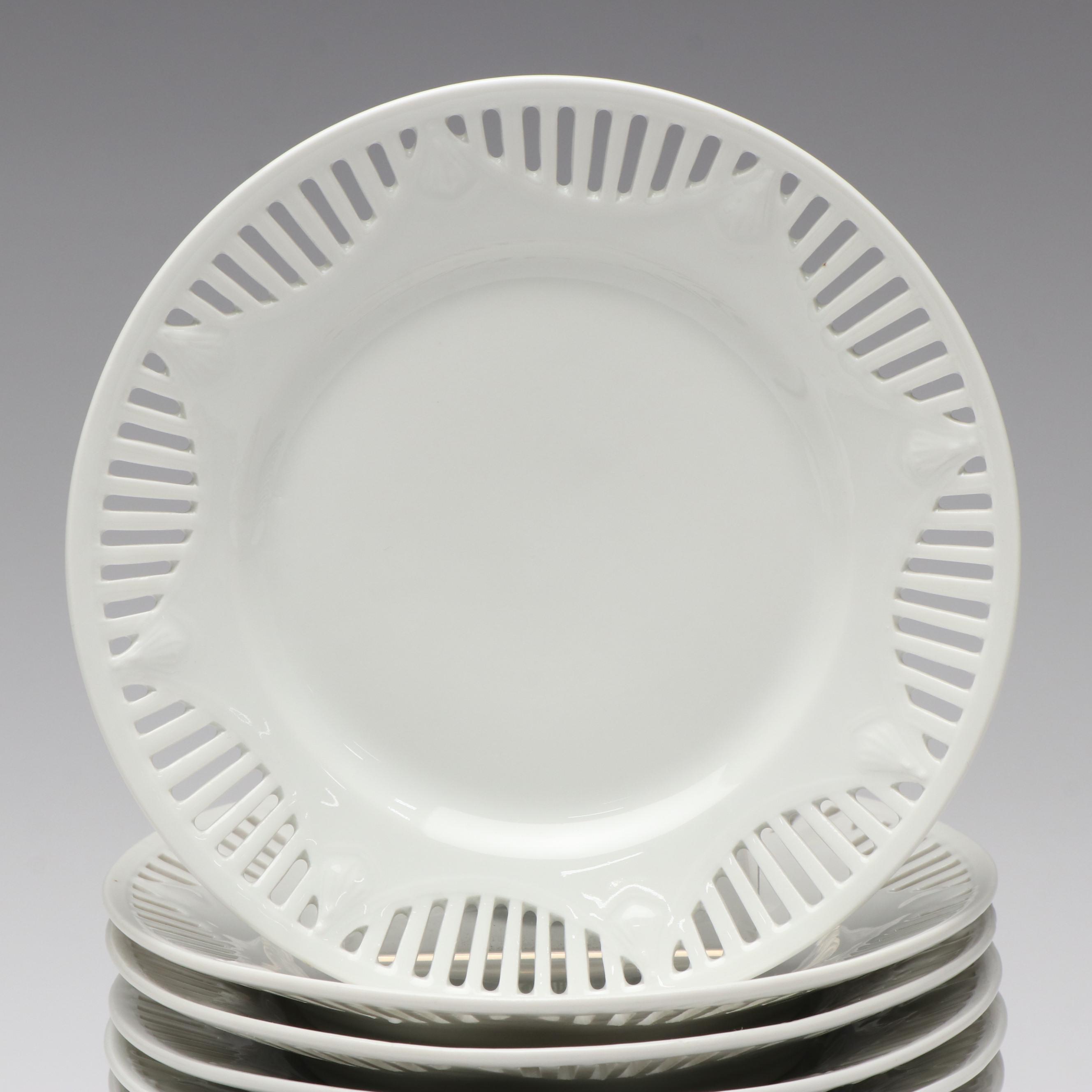 Richard Ginori "Bianco White" Porcelain Dinnerware and Other Salad Plates