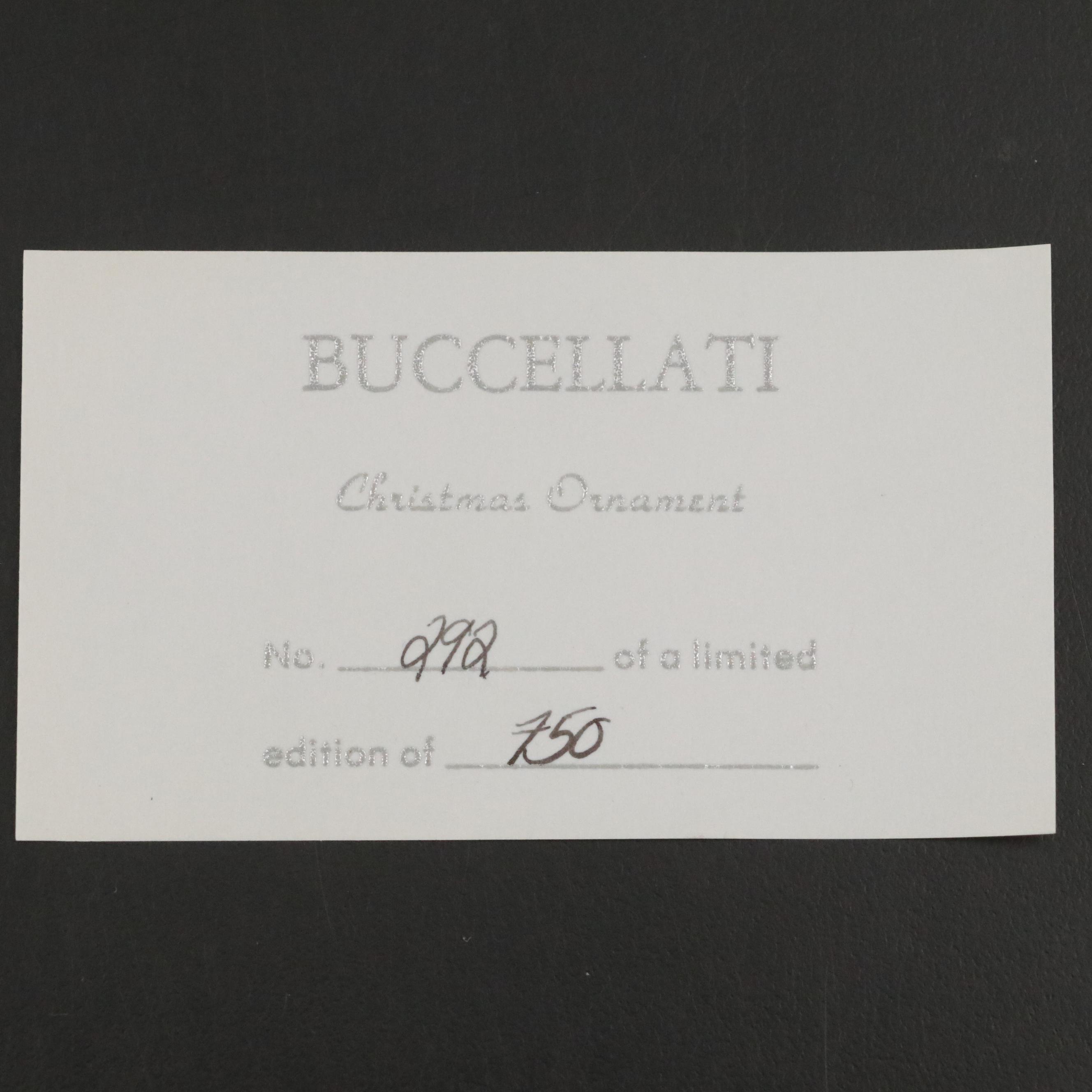 Buccellati Limited Edition Sterling Silver Christmas Tree Ornament in Box