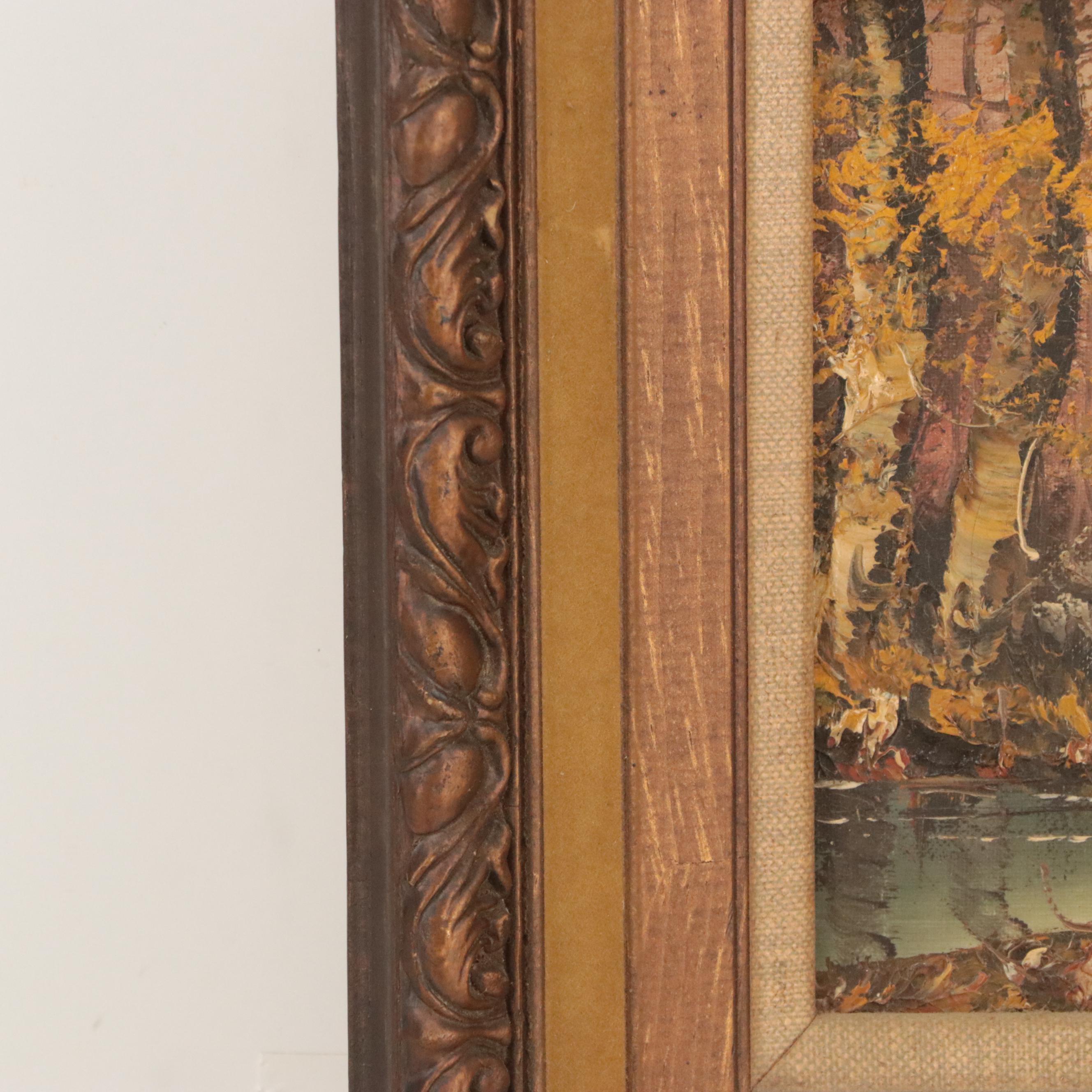 Forest Landscape Oil Painting