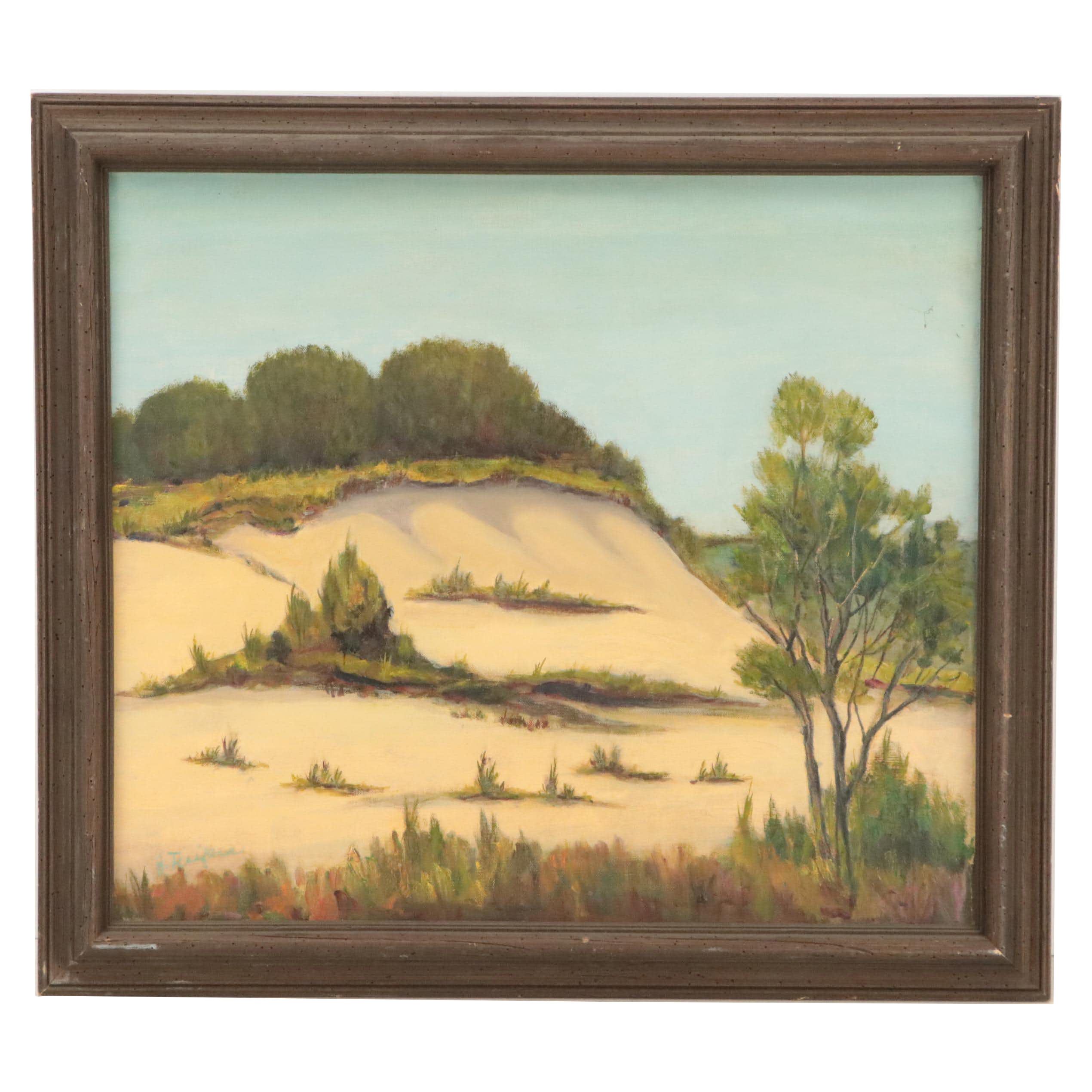 Desert Landscape Oil Painting