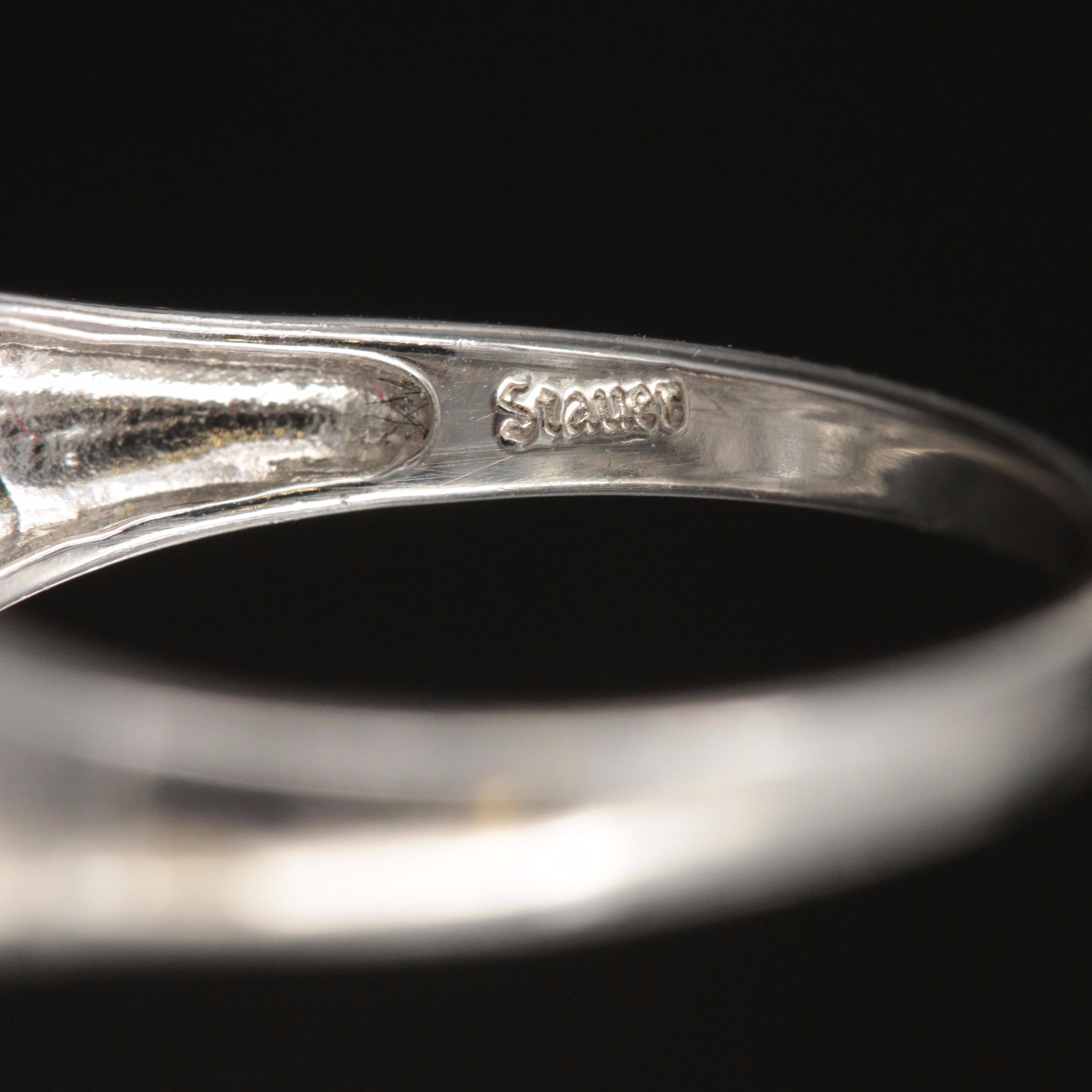 Stauer Sterling Ruby and CZ Ring