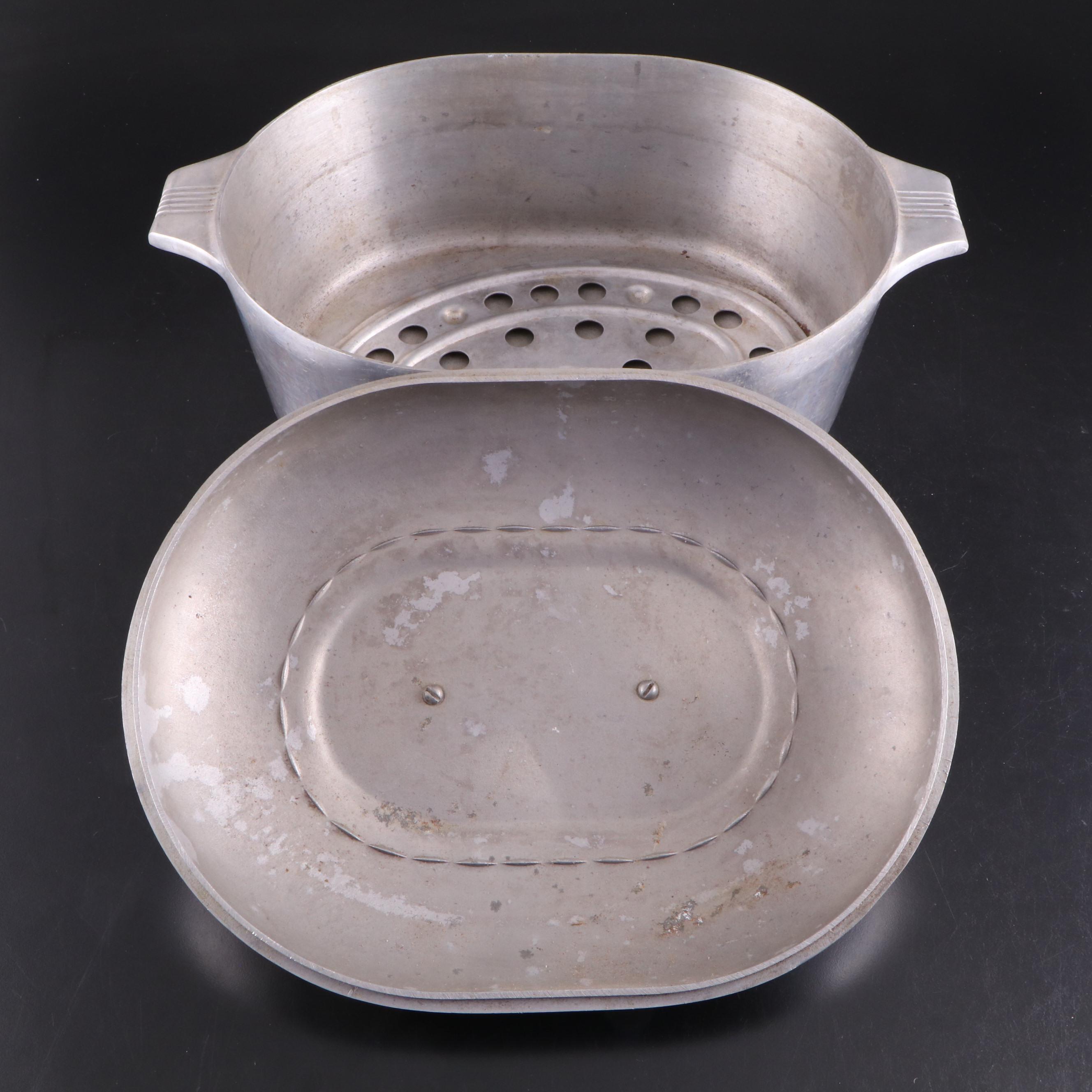 Wagner Ware Sidney Magnalite Roasting Pan, Mid-20th Century