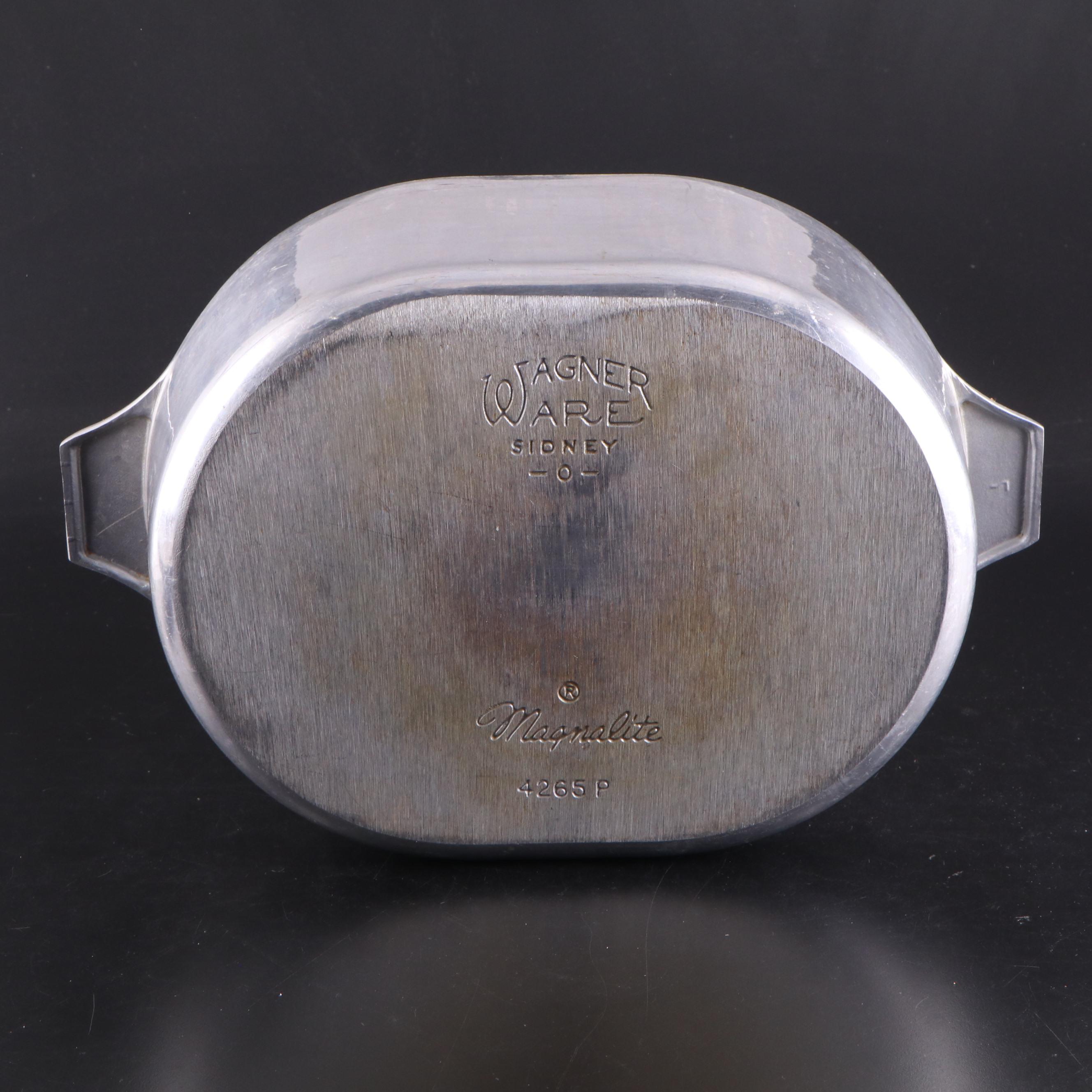 Wagner Ware Sidney Magnalite Roasting Pan, Mid-20th Century