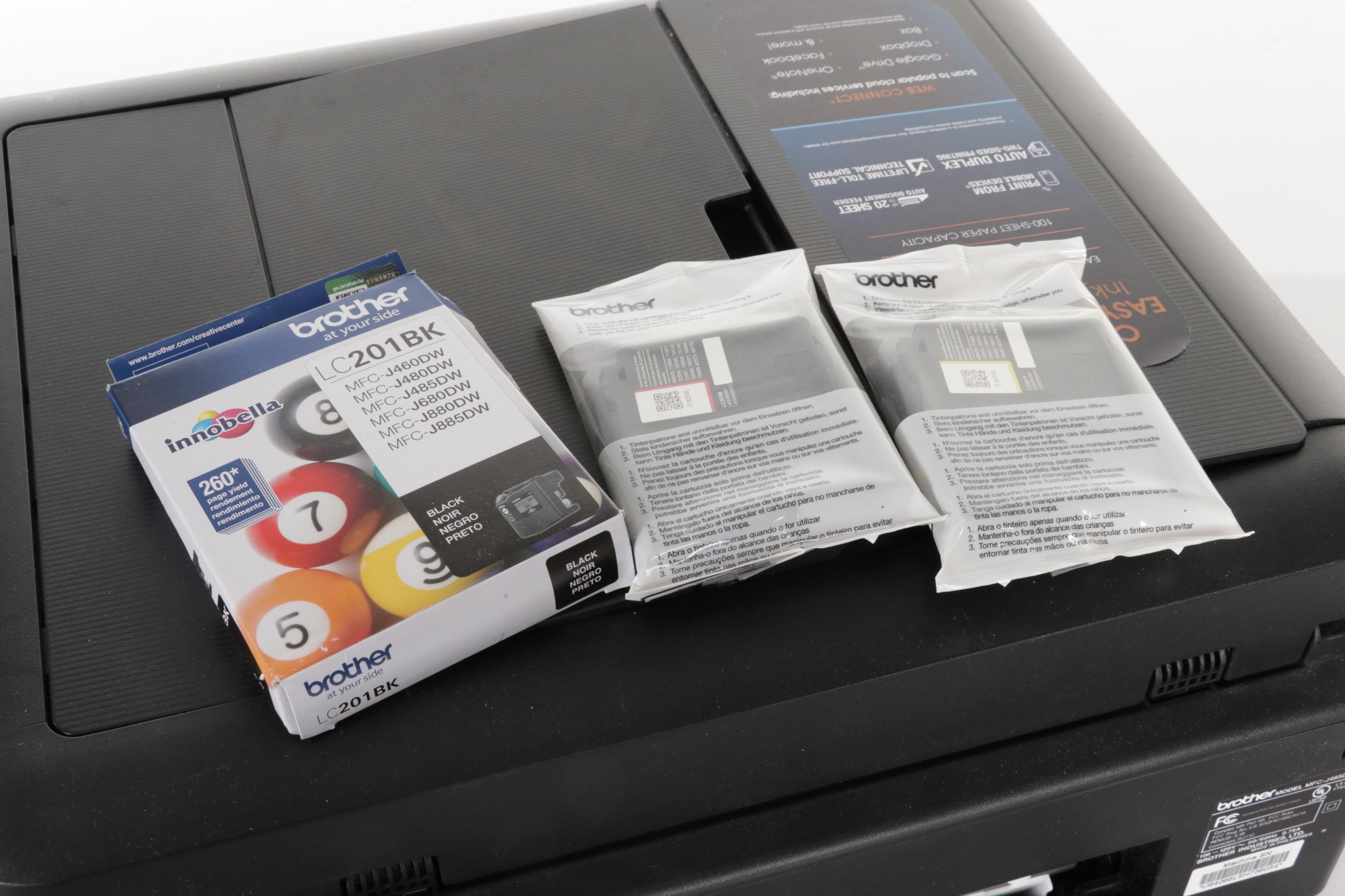 Brother Work Smart All-in-One Wireless Compact Inkjet Printer