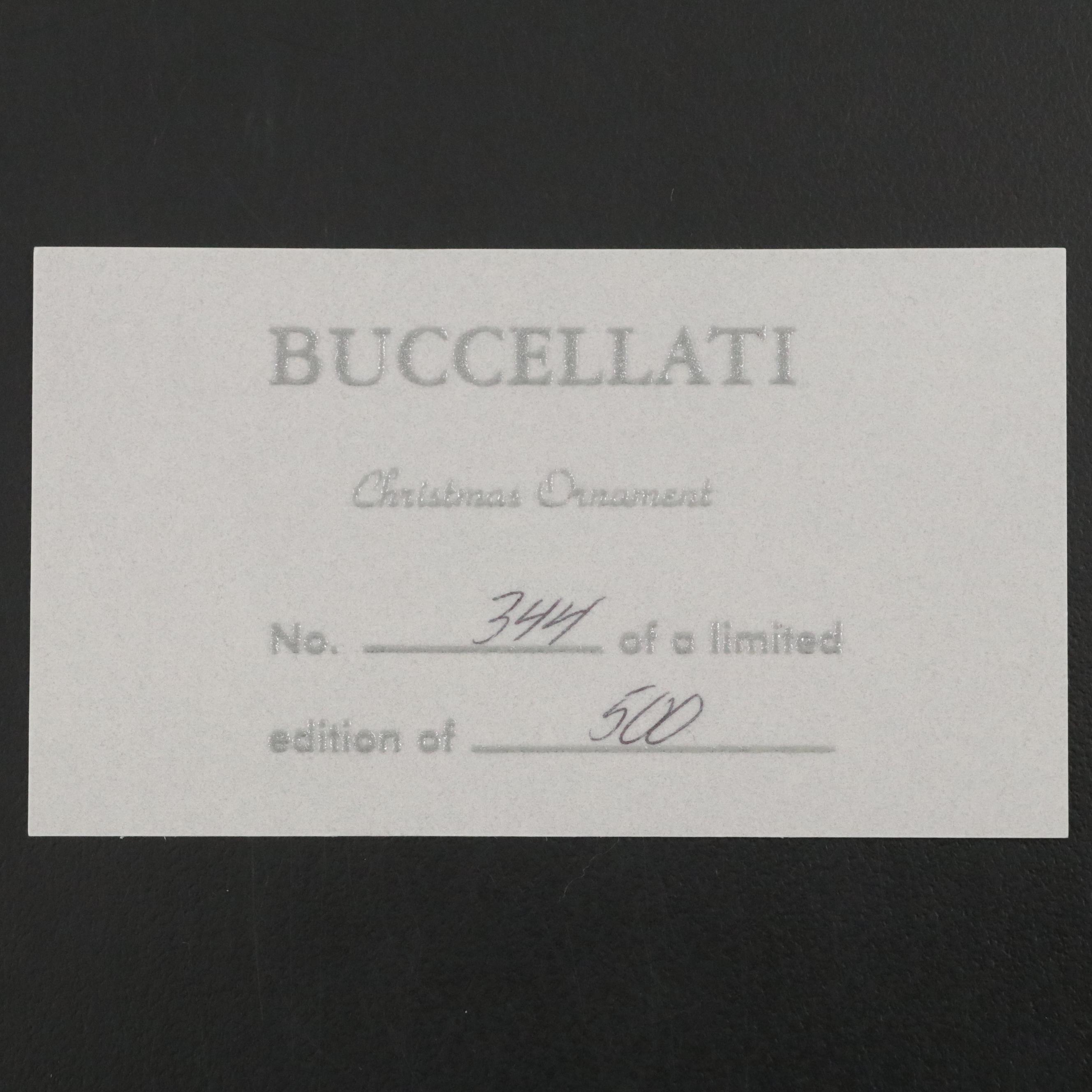 Buccellati Italian Sterling Silver No. 344 Ornament
