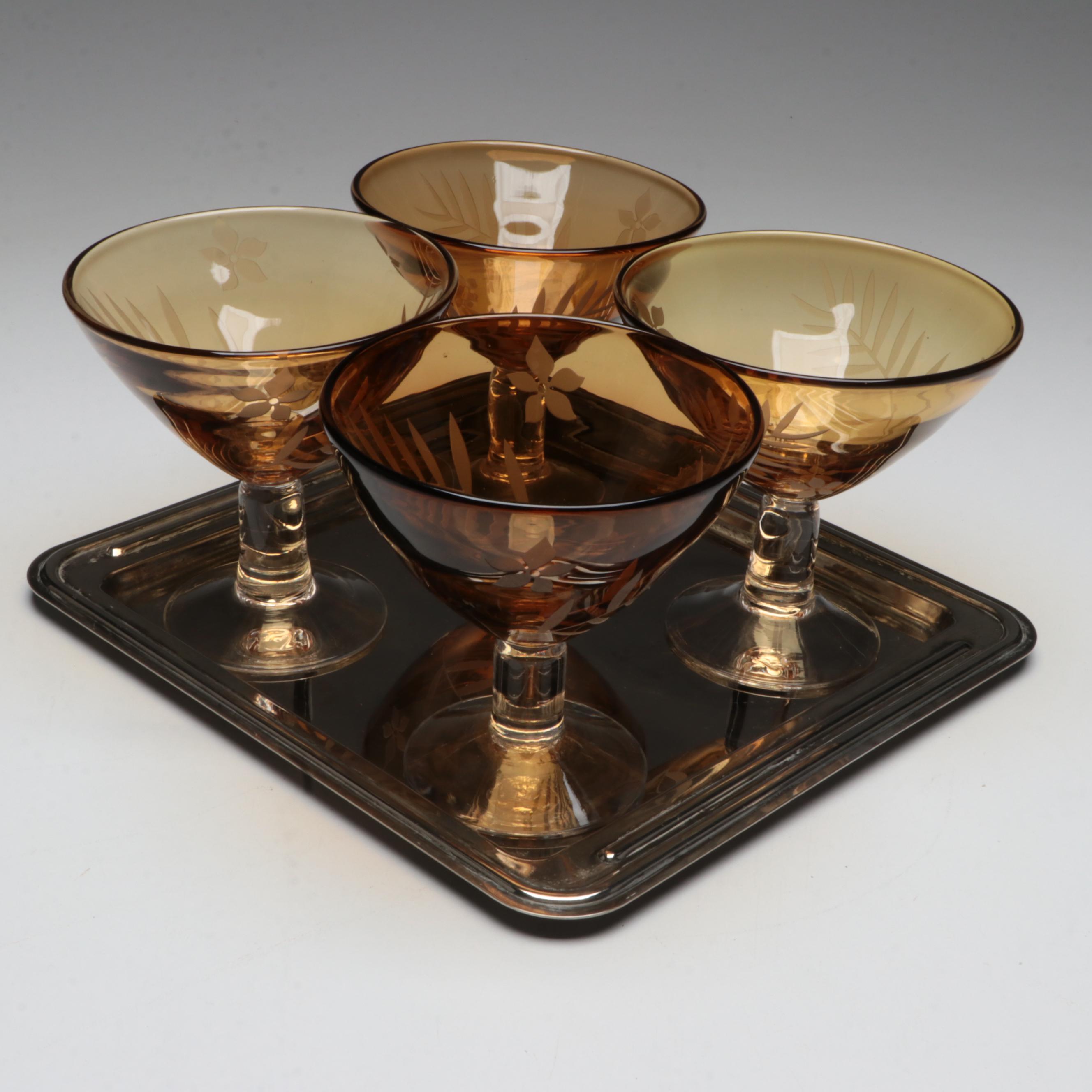 Godinger Silver Art Co. Silver Plate Serving Tray and More